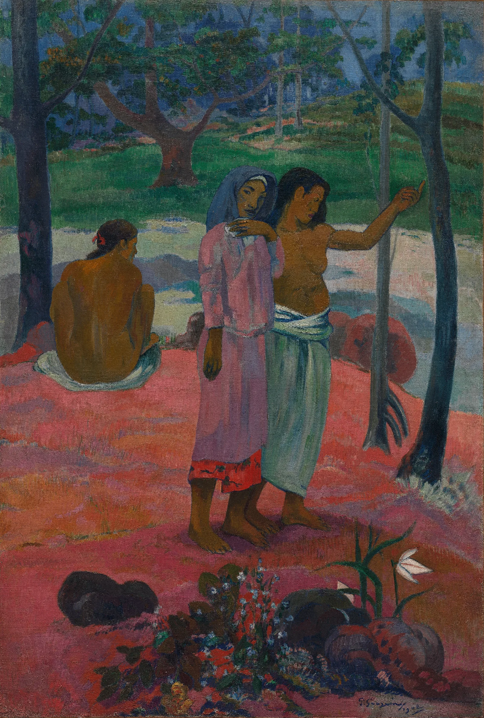 The Call Wall Art by Paul Gauguin - Canvas Print