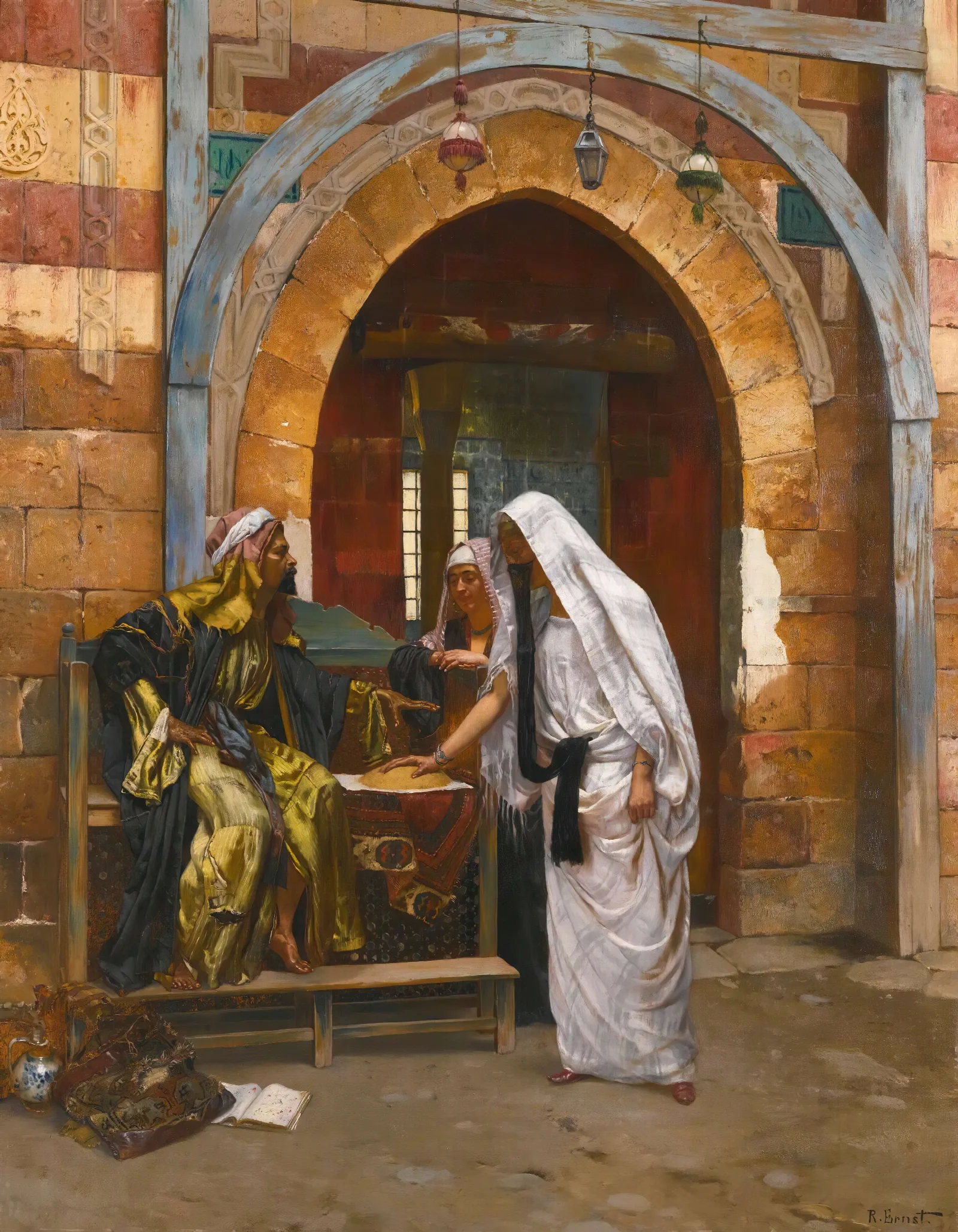 The Fortune Teller 11 Wall Art by Rudolf Ernst - Canvas Print