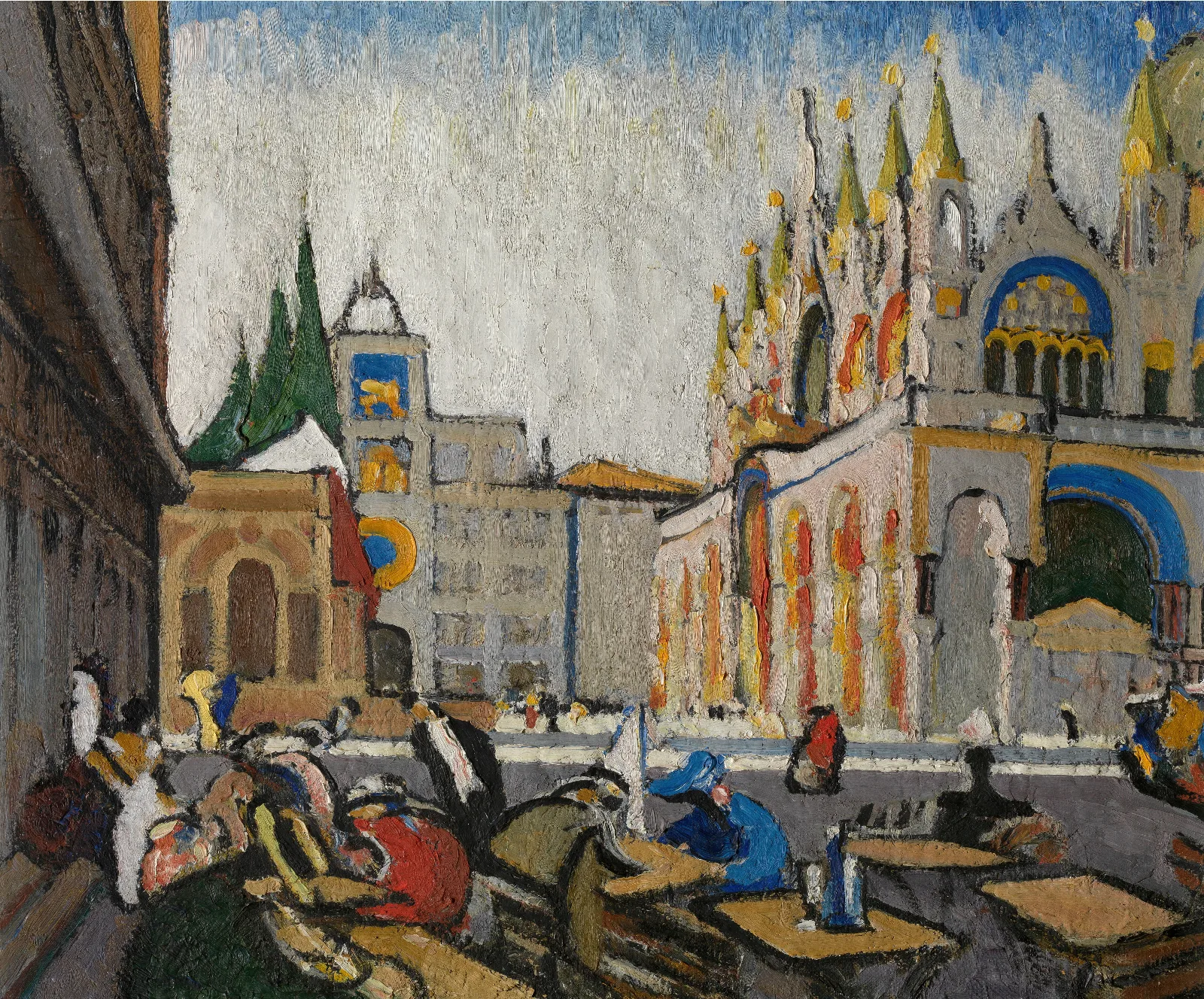 San Marco From The Piazetta Wall Art by Jules Schmalzigaug - Canvas Print