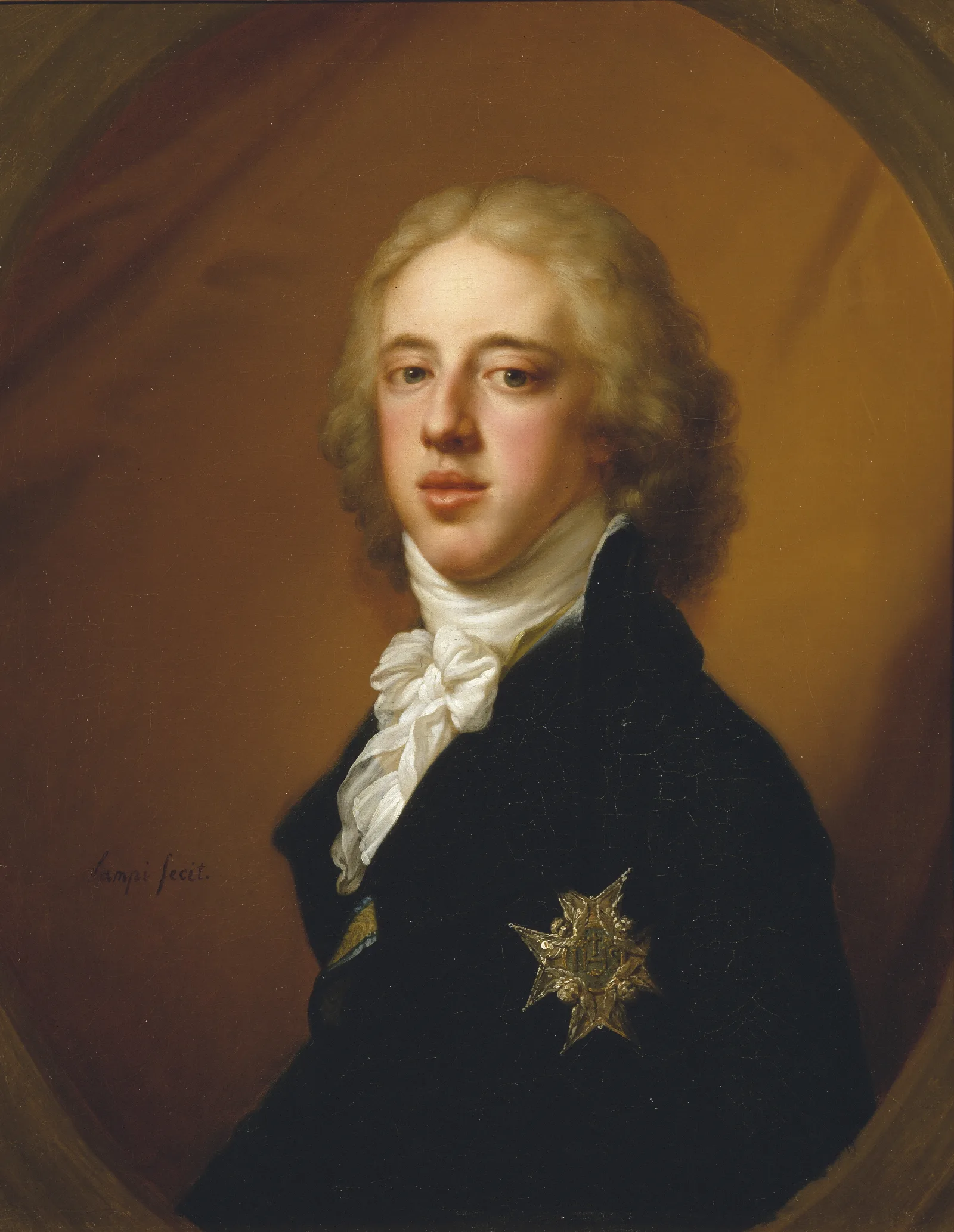 King Gustav Iv Adolf 2 Wall Art by Johann Baptist von Lampi the Elder - Canvas Print