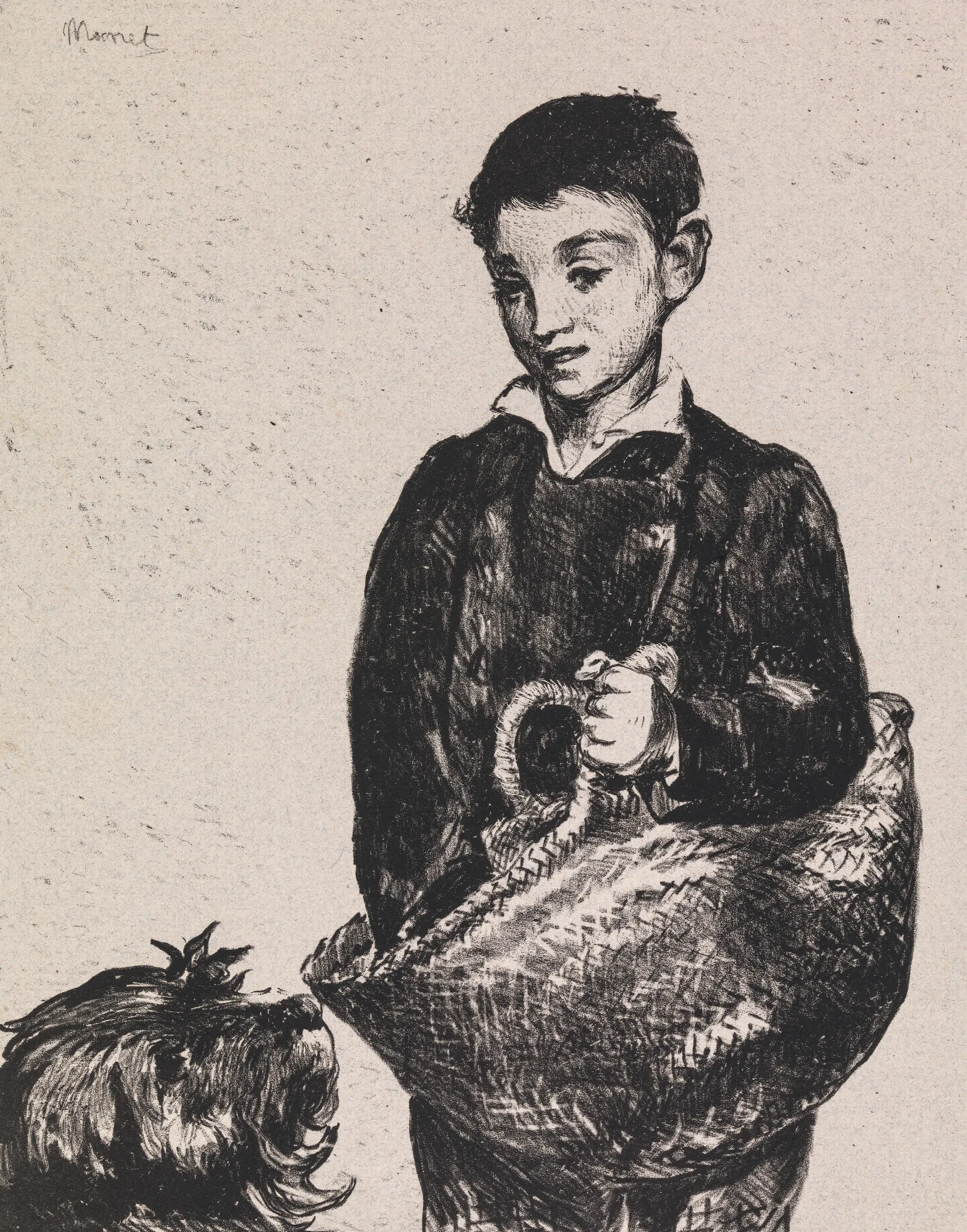 The Urchin Wall Art by Édouard Manet - Canvas Print