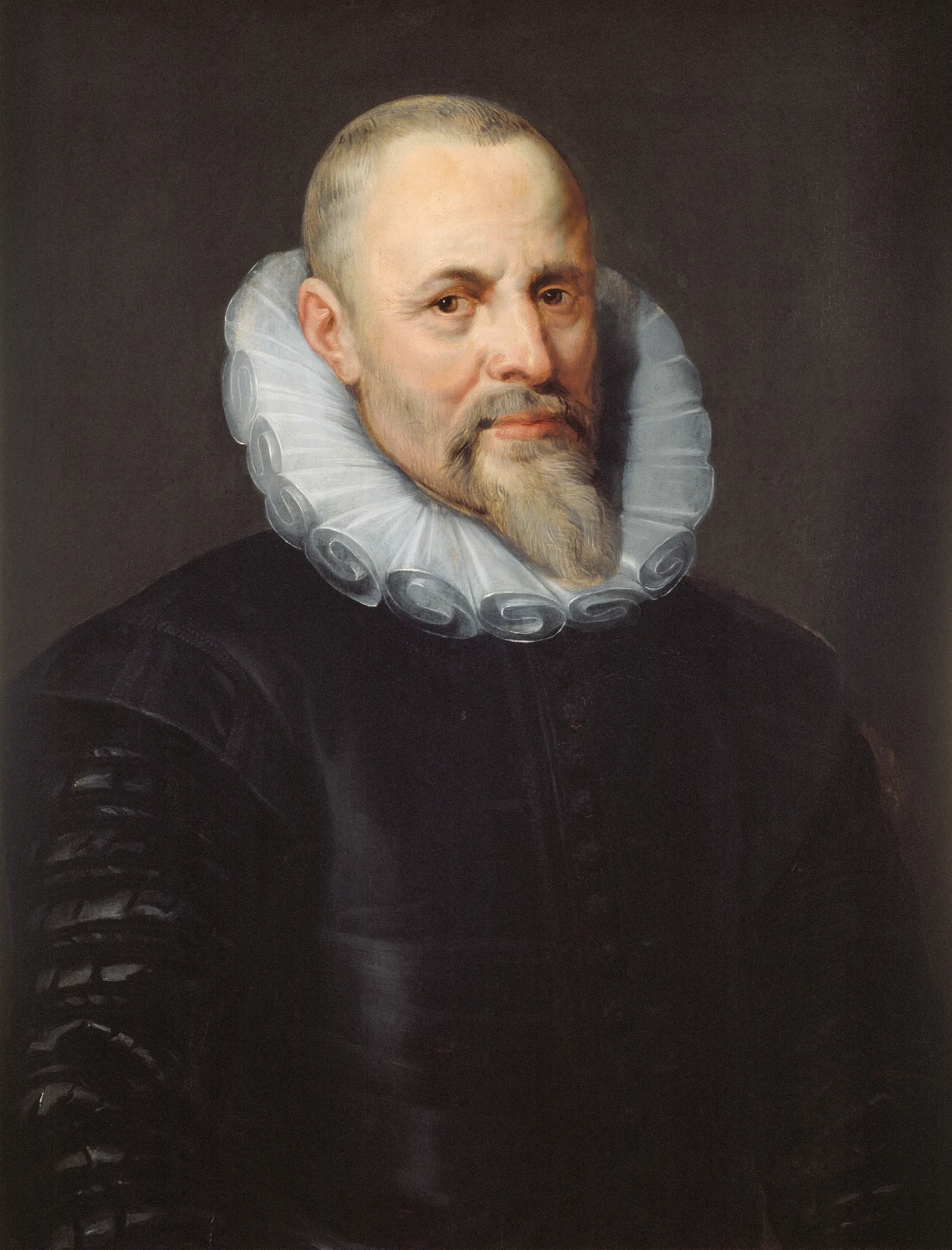 Portret Van Jan I Moretus 2 Wall Art by Peter Paul Rubens - Canvas Print