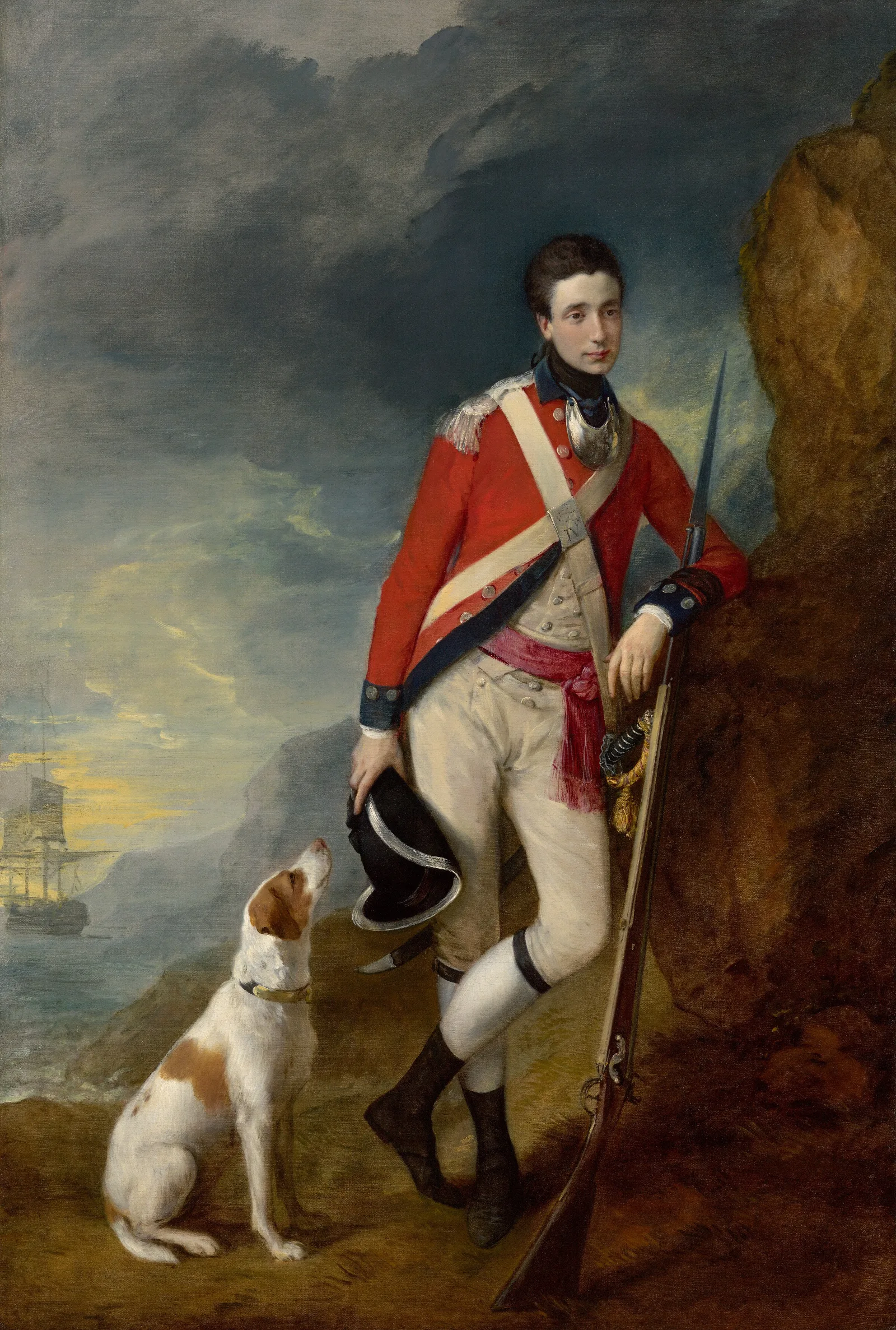 An Officer Of The 4th Regiment Of Foot Wall Art by Thomas Gainsborough - Canvas Print