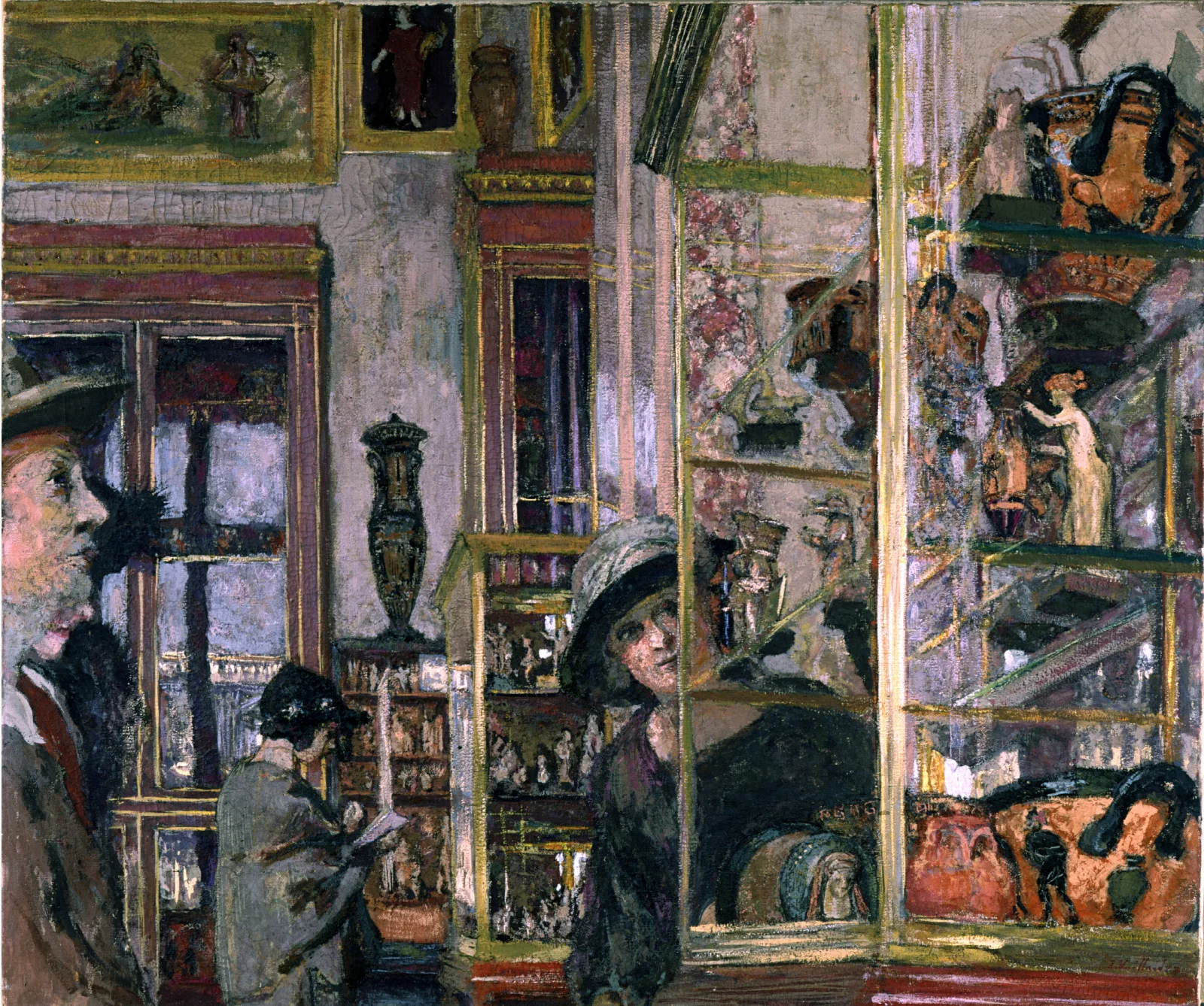 La Salle Clarac Wall Art by Édouard Vuillard - Canvas Print