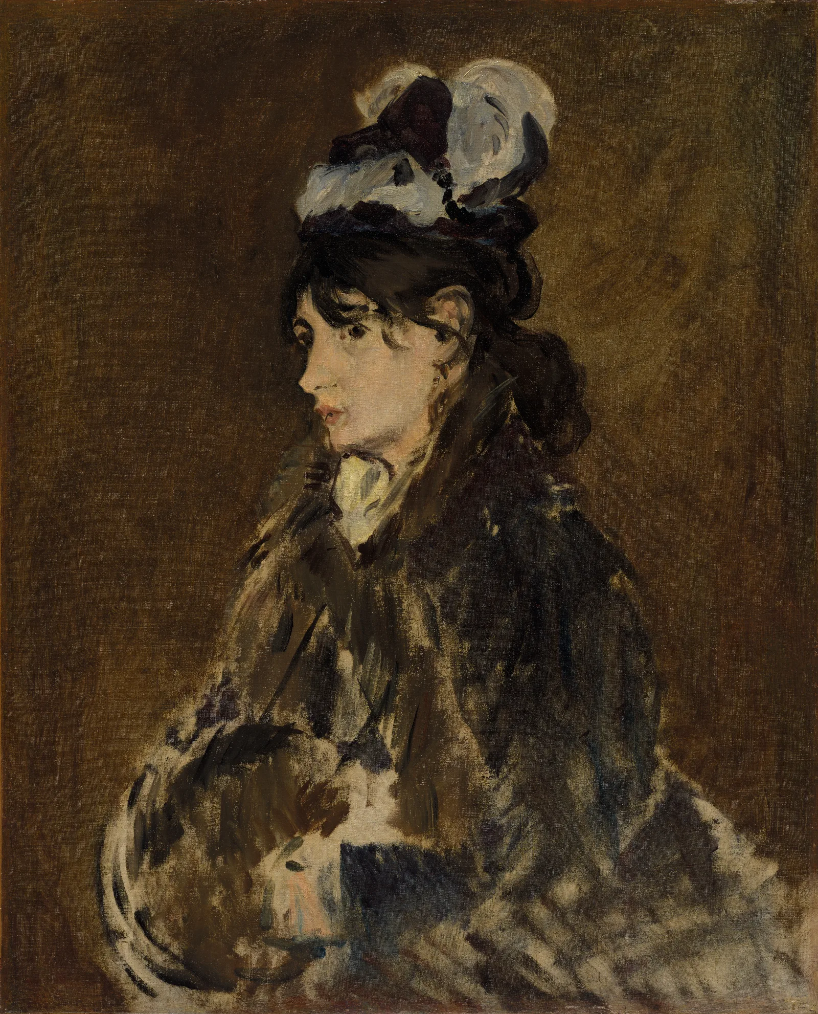 Berthe Morisot 2 Wall Art by Édouard Manet - Canvas Print