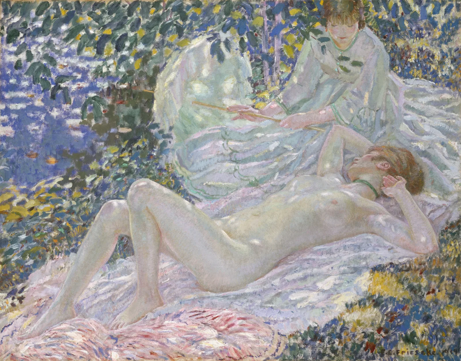 Summer 25 Wall Art by Frederick Carl Frieseke - Canvas Print