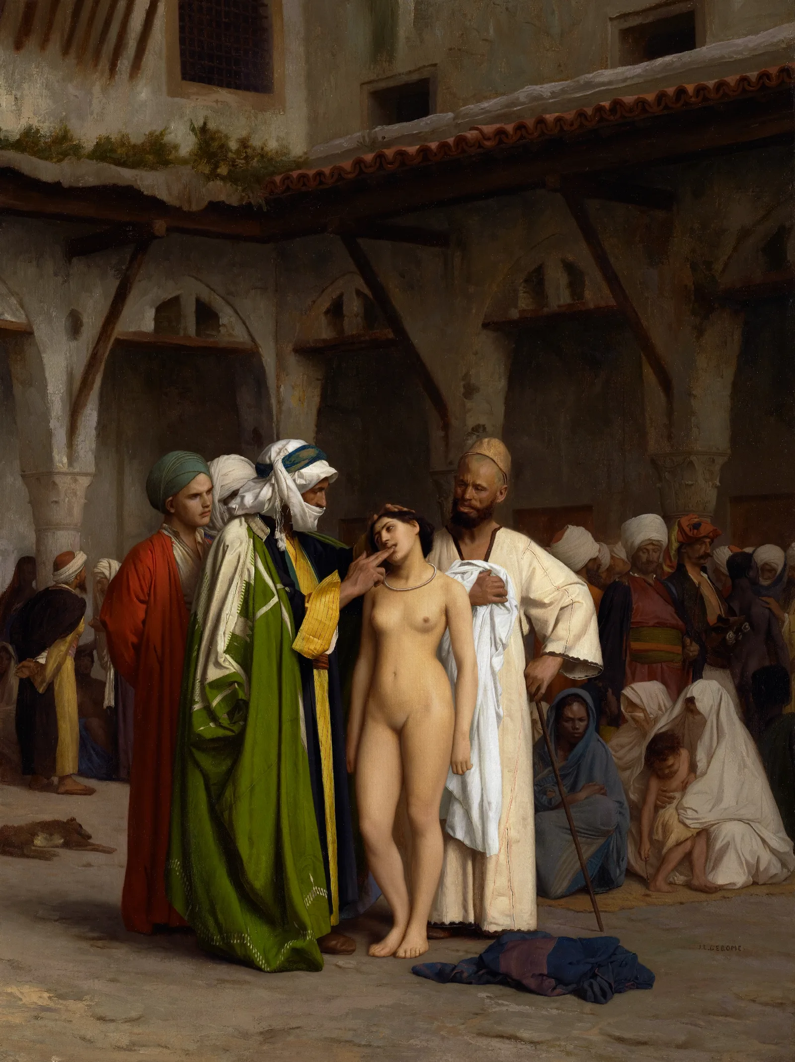 The Slave Market Wall Art by Jean-Léon Gérôme - Canvas Print