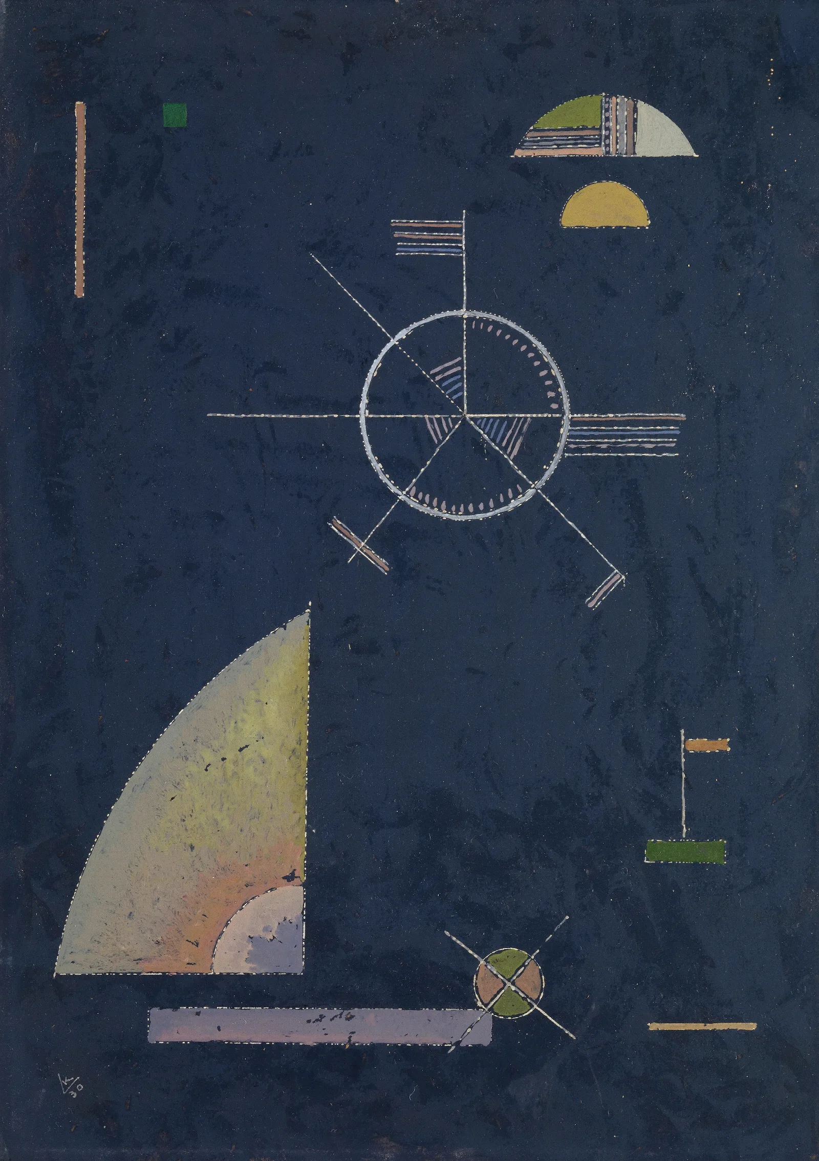 Dull Gray Wall Art by Wassily Kandinsky - Canvas Print