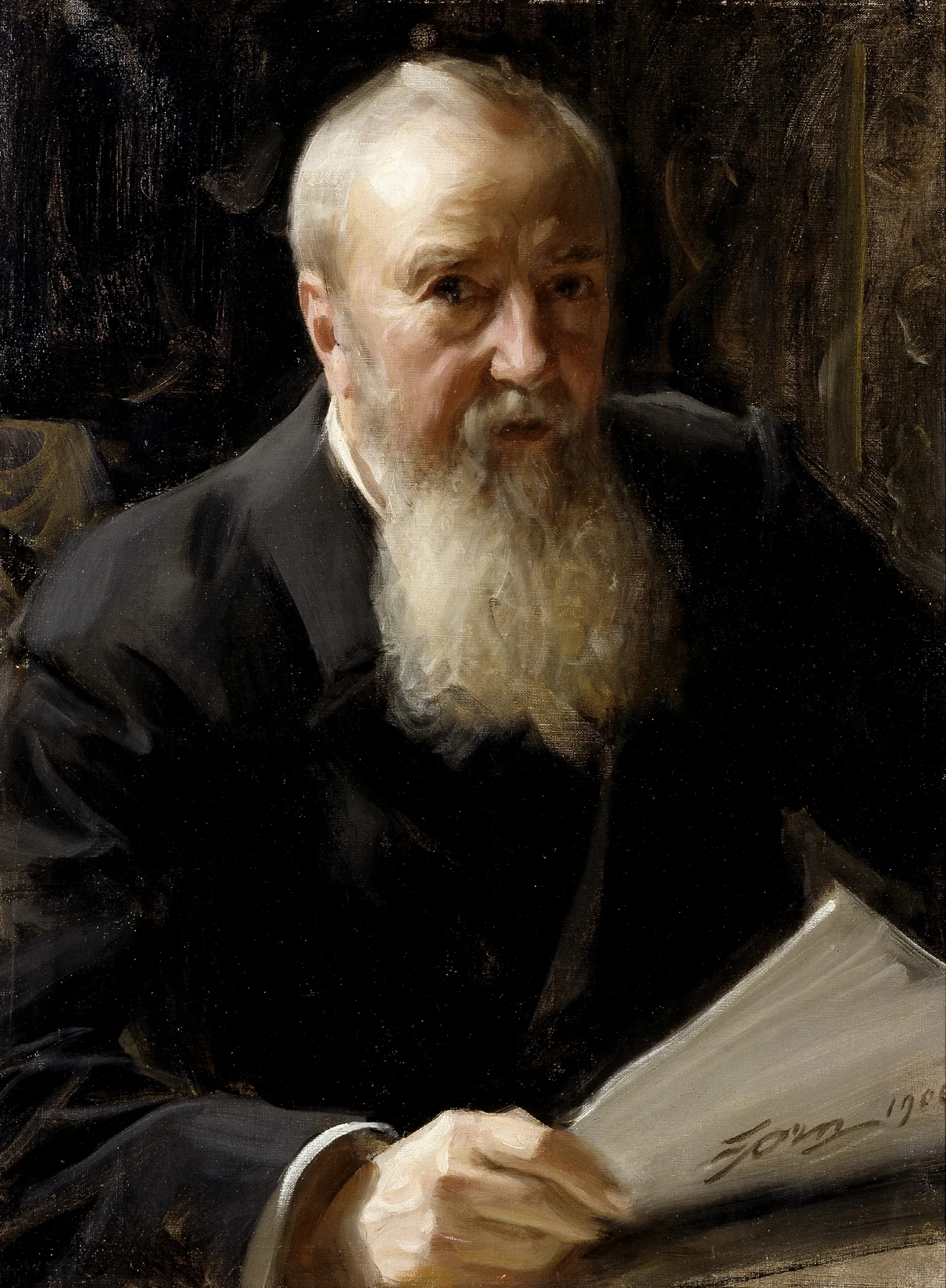 Carl Fredrik Liljevalch Wall Art by Anders Zorn - Canvas Print