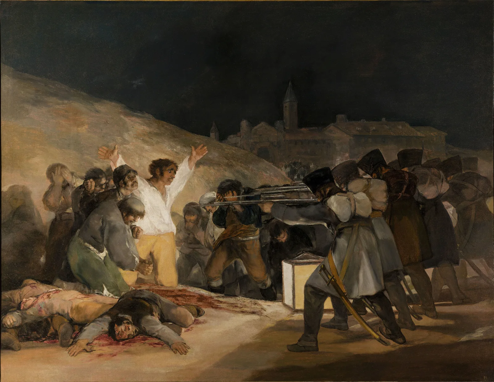 The Third Of May 1808 Wall Art by Francisco de Goya - Canvas Print