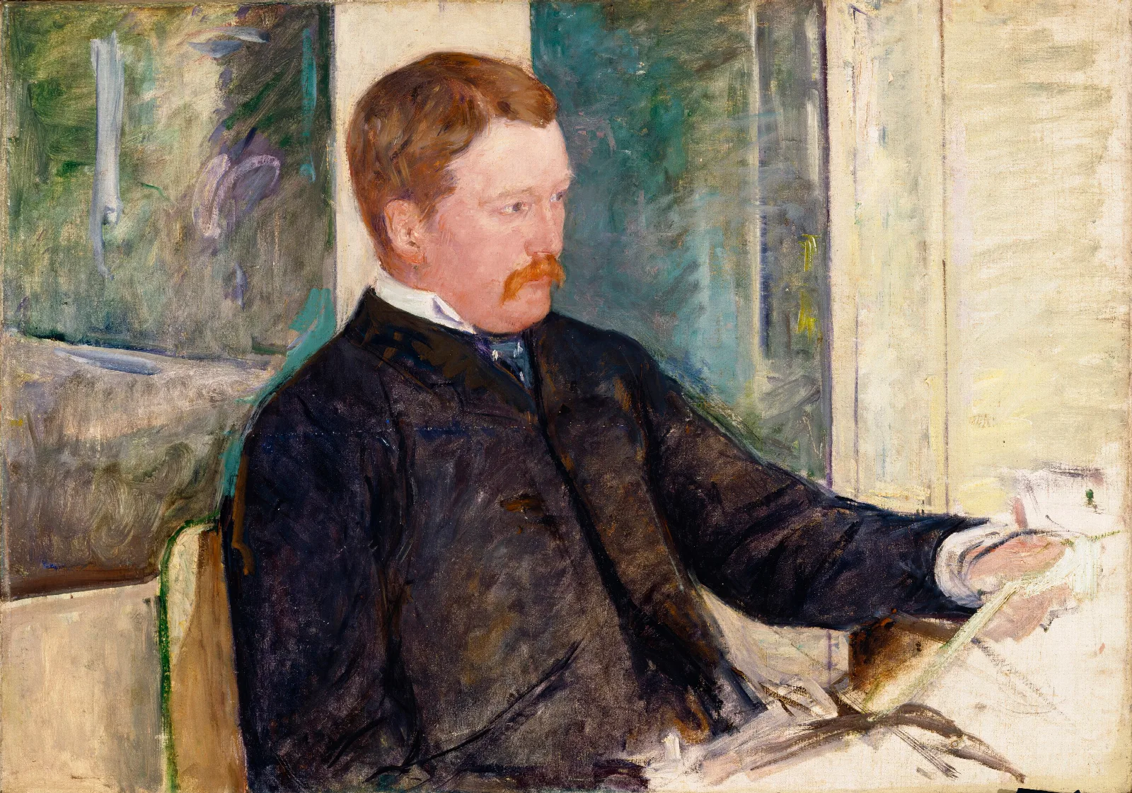 Alexander J Cassatt Wall Art by Mary Cassatt - Canvas Print