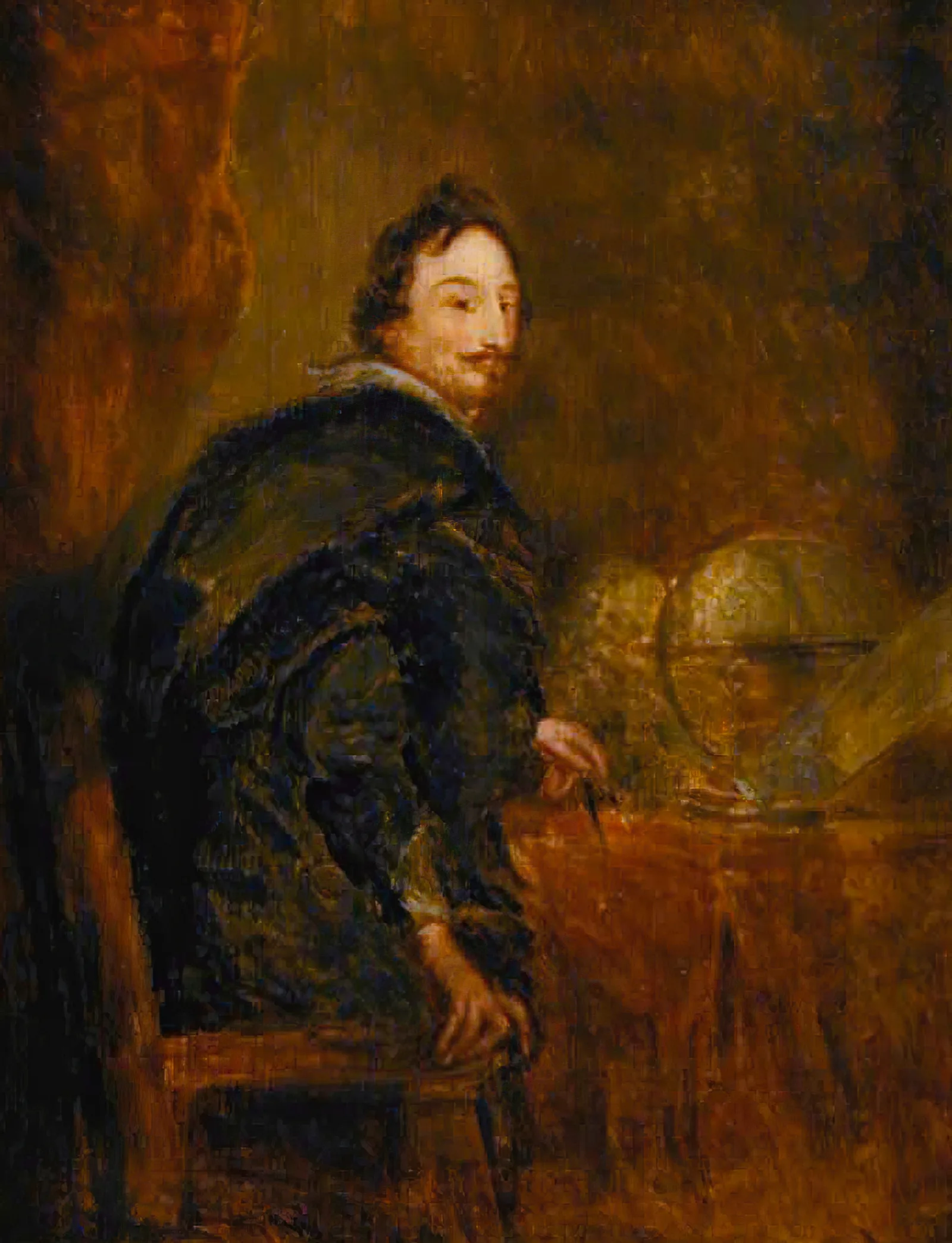 Lucas Van Uffele Wall Art by Anthony van Dyck - Canvas Print