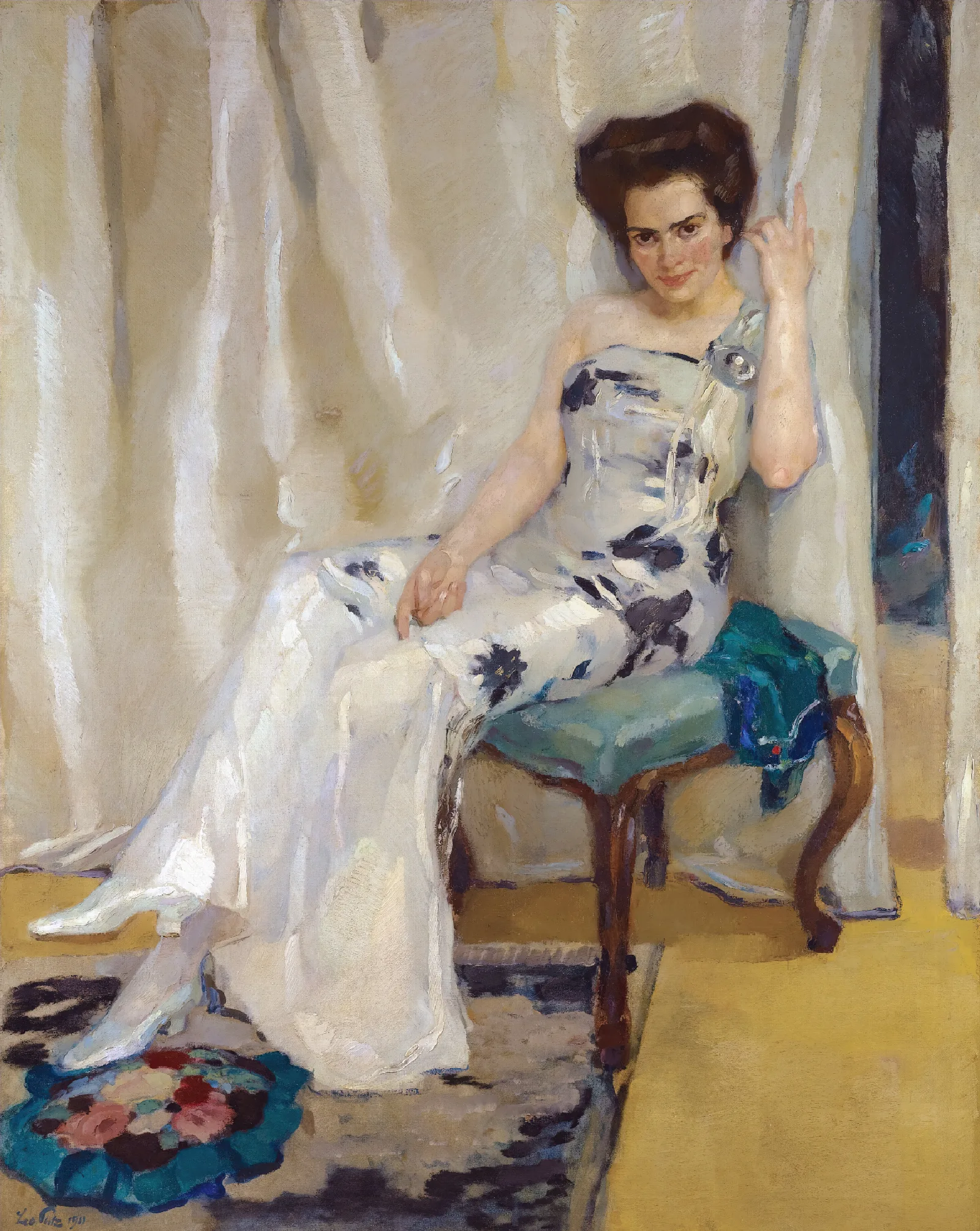 Cara Sophia Kohler Nee Goldammer Wall Art by Leo Putz - Canvas Print
