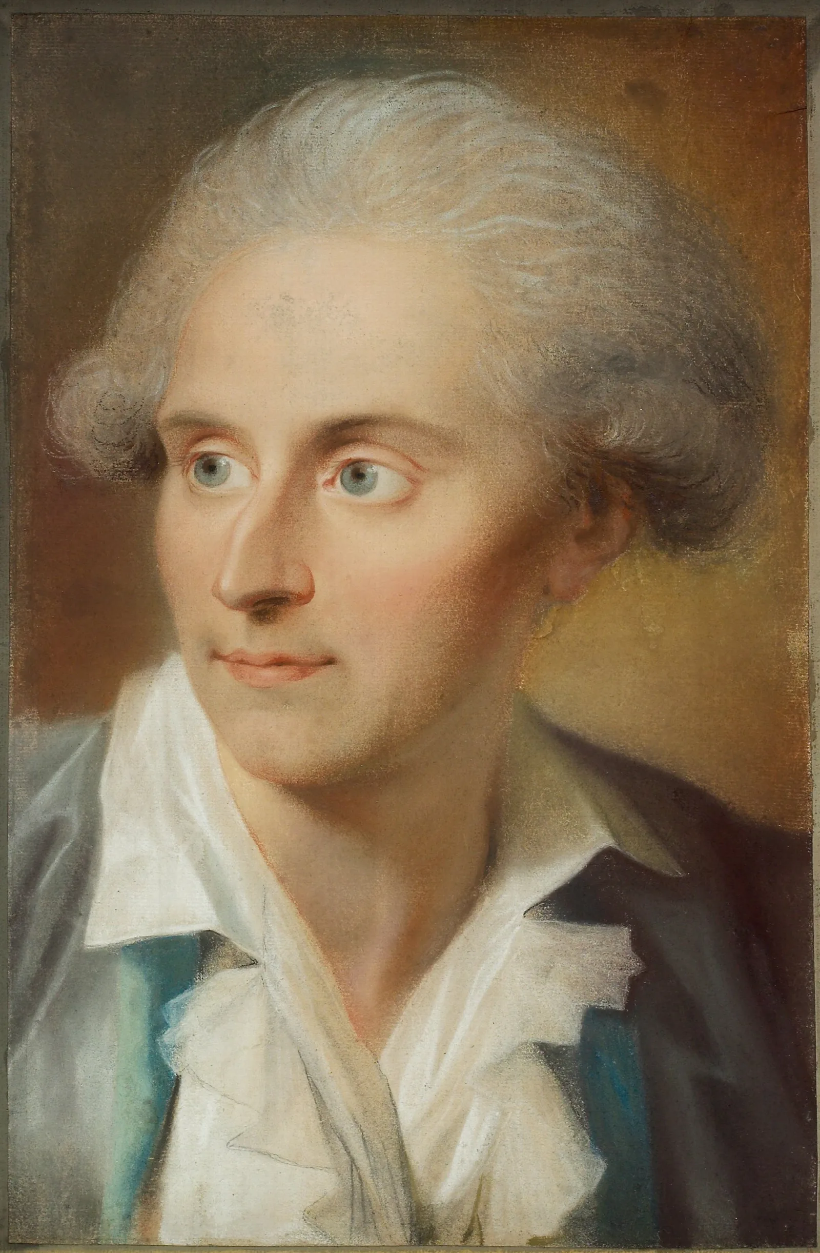 Portrait Of Andreas Christian Hviid 1749 1788 Wall Art by Jens Juel - Canvas Print