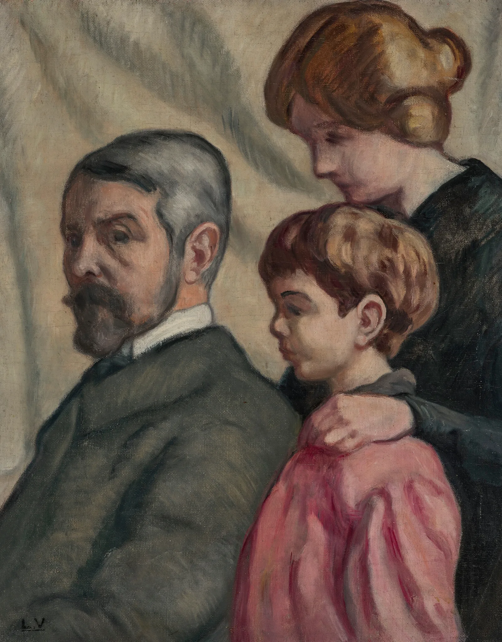 Louis Valtat Suzanne Et Jean Wall Art by Louis Valtat - Canvas Print