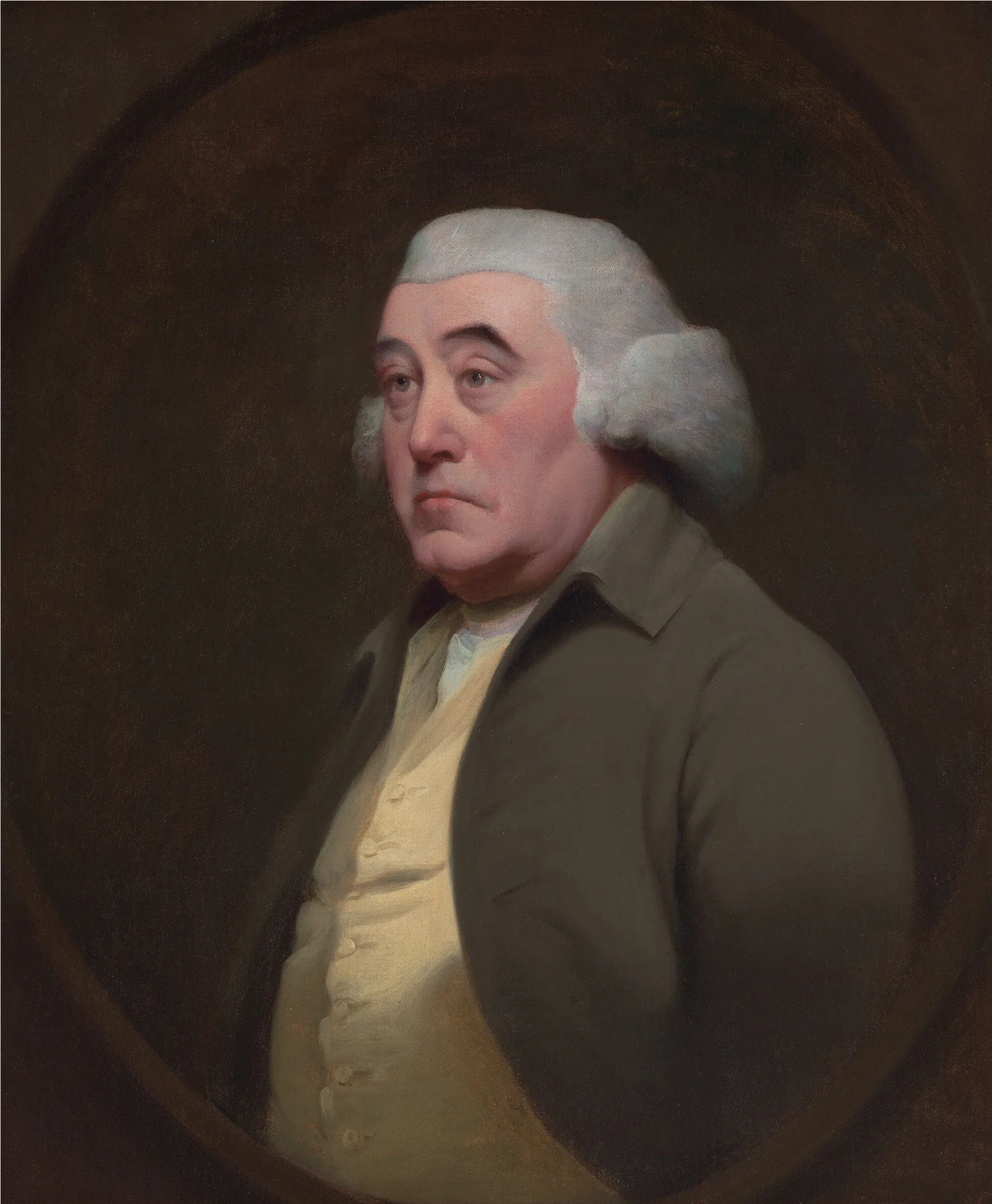 Dr Richard Wright Wall Art by Joseph Wright of Derby - Canvas Print