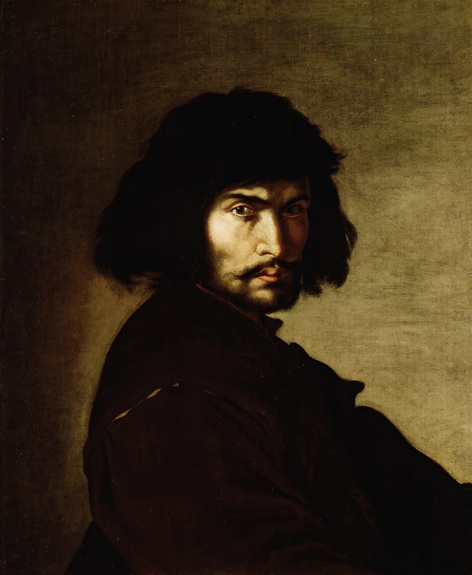 Self Portrait 199 Wall Art by Salvator Rosa - Canvas Print