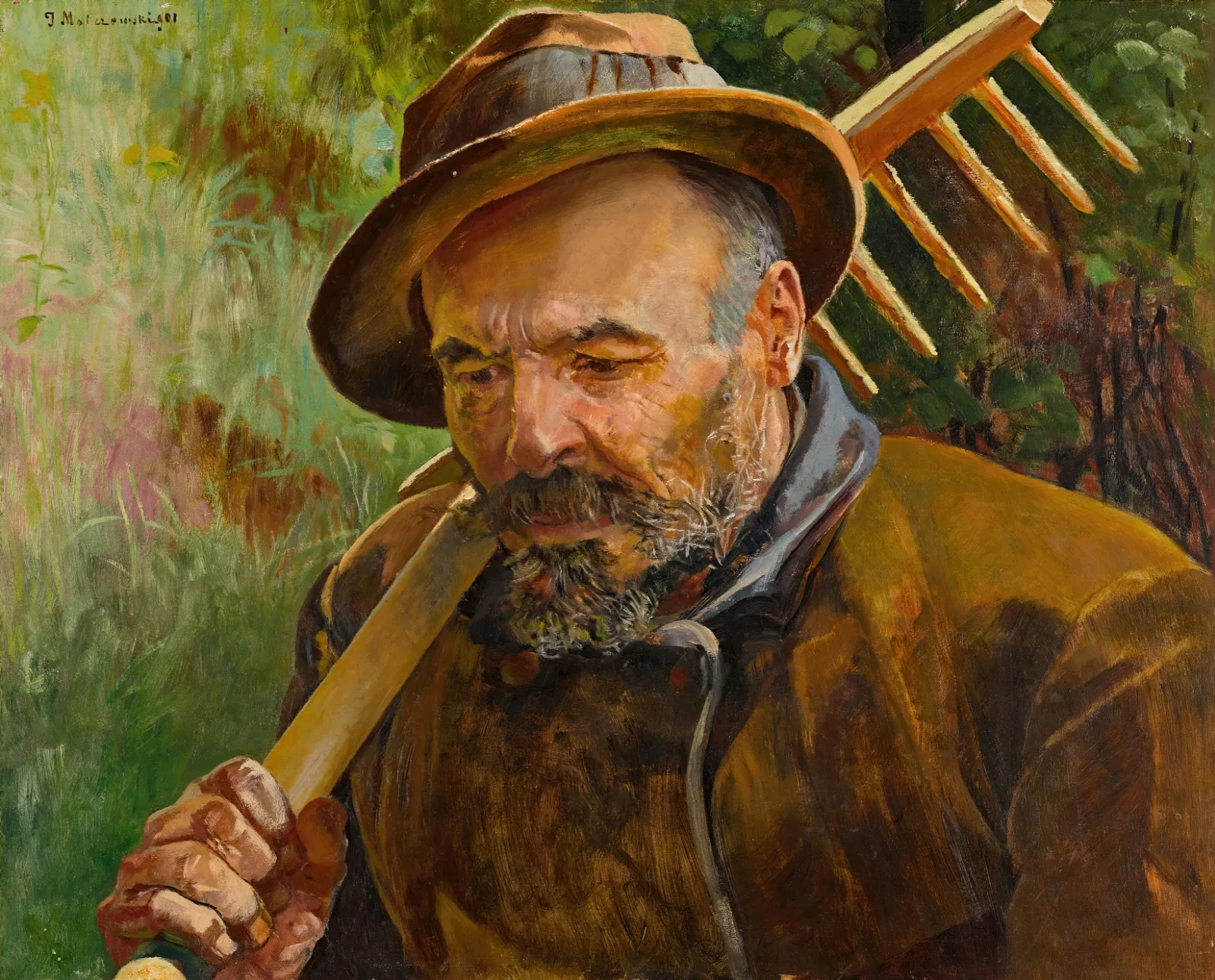 Returning From The Fields 2 Wall Art by Jacek Malczewski - Canvas Print