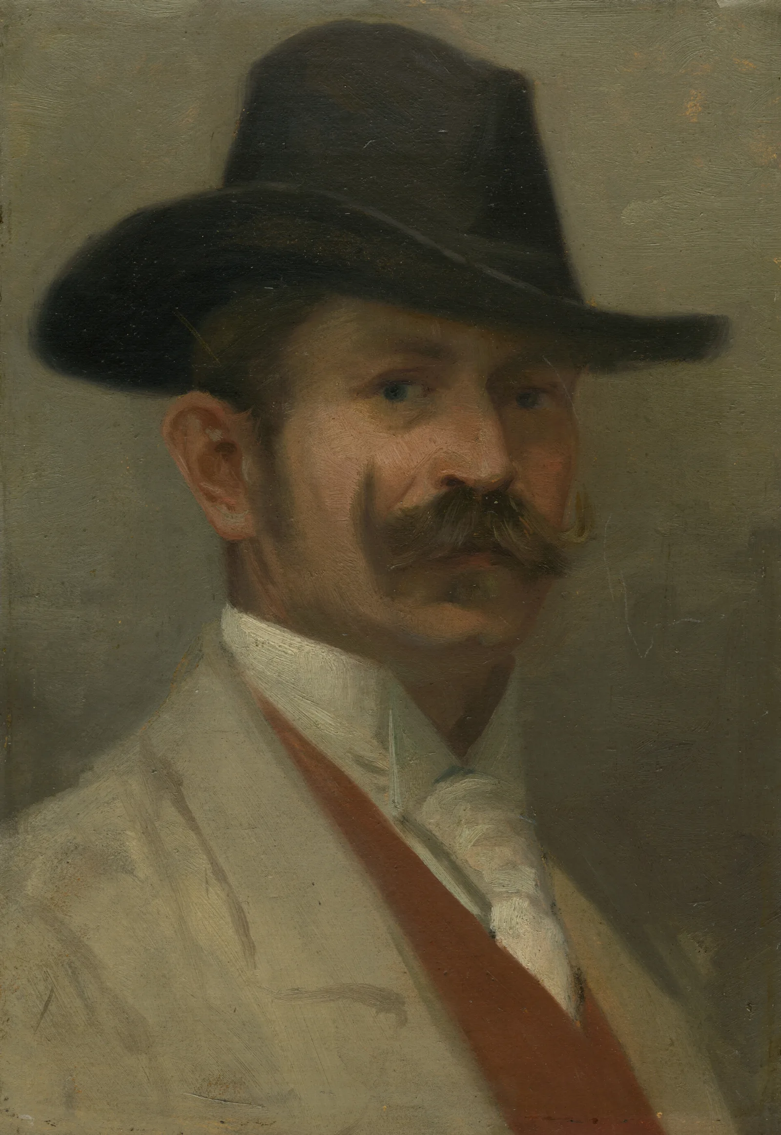 Self Portrait 192 Wall Art by Ľudovít Čordák - Canvas Print