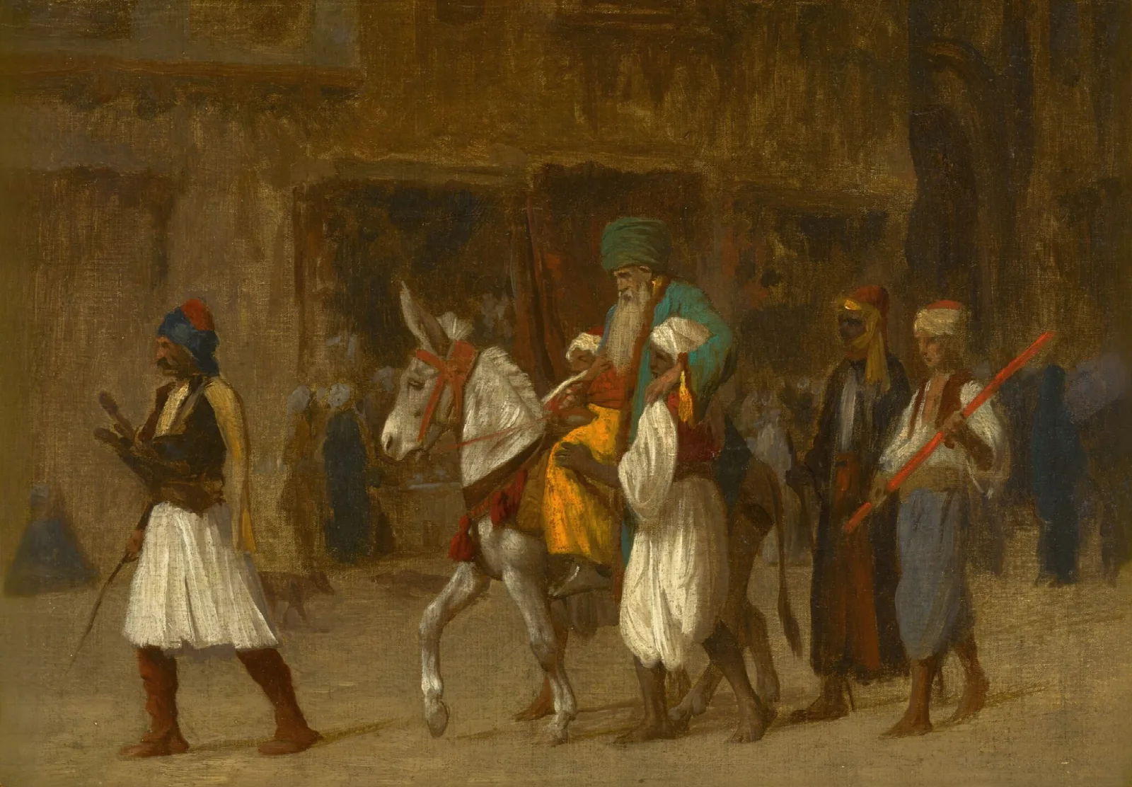 The Elders Procession Wall Art by Jean-Léon Gérôme - Canvas Print
