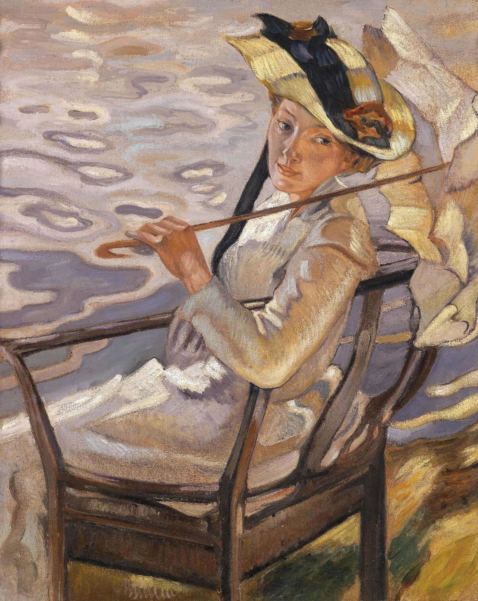 Im Sonnenlicht Wall Art by Leo Putz - Canvas Print