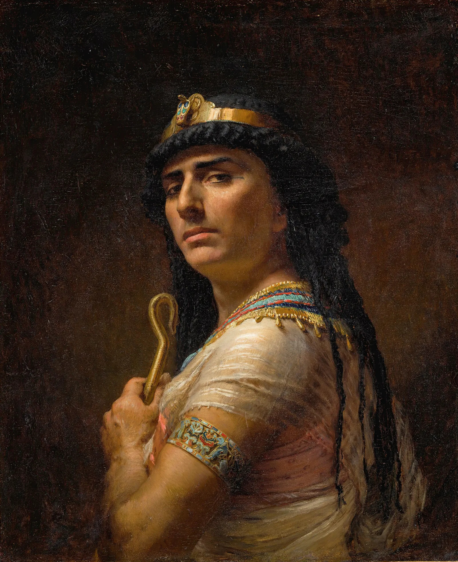 An Egyptian Priest Wall Art by Frederick Arthur Bridgman - Canvas Print
