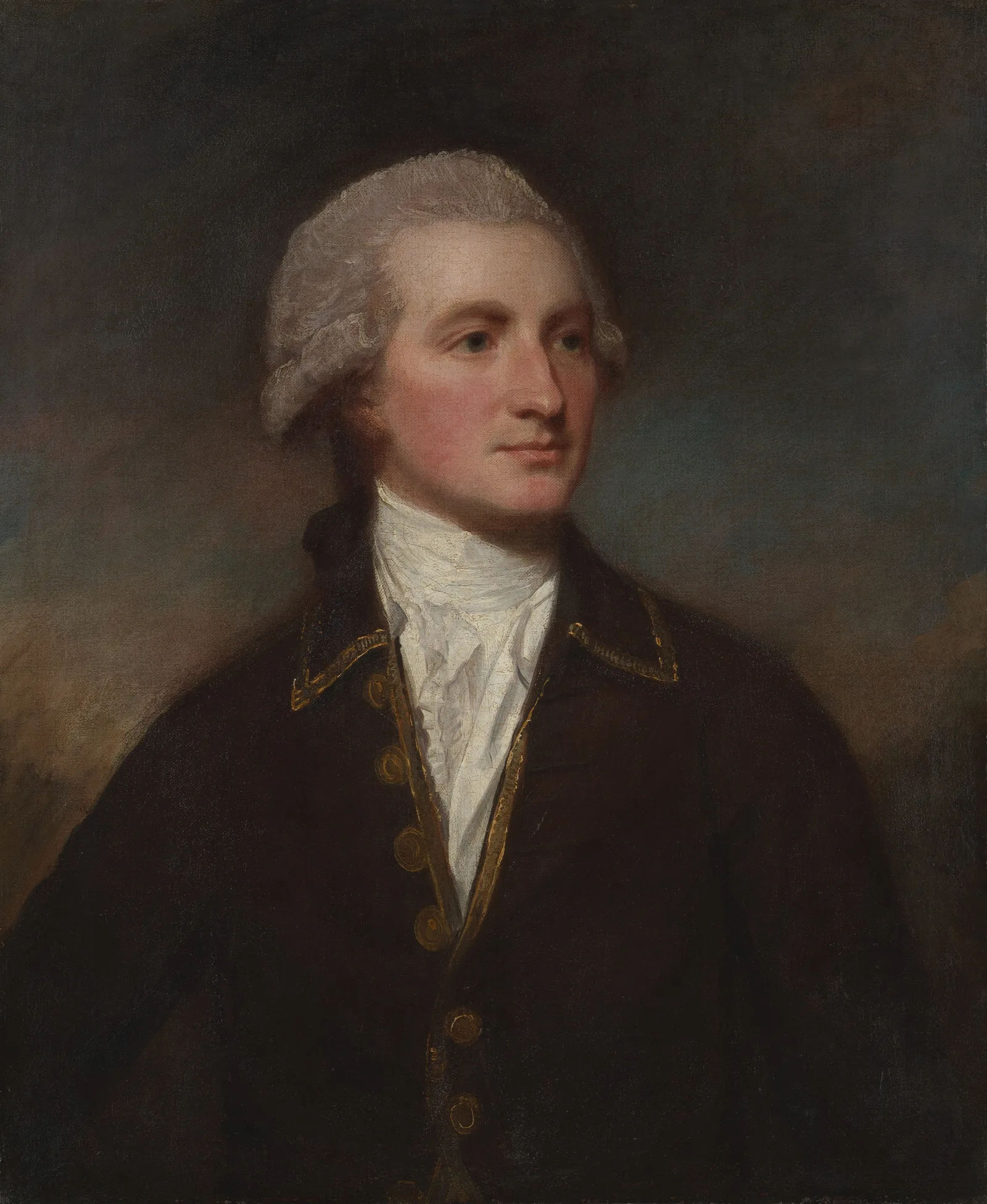Portrait Of A Man 156 Wall Art by George Romney - Canvas Print
