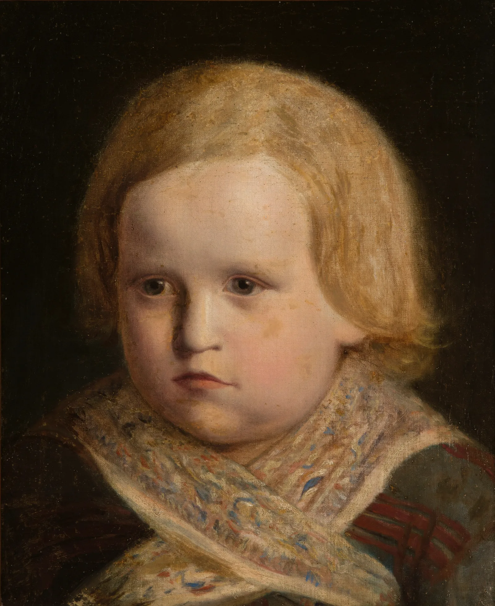 Portrait Of A Little Boy Wall Art by Jan Matejko - Canvas Print