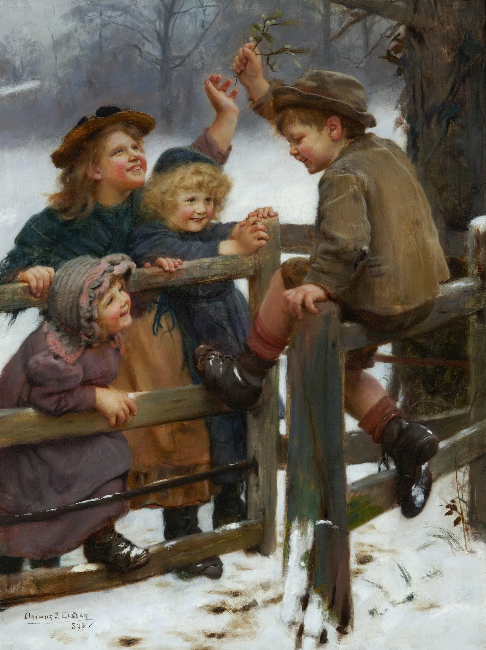 At Bay Wall Art by Arthur John Elsley - Canvas Print
