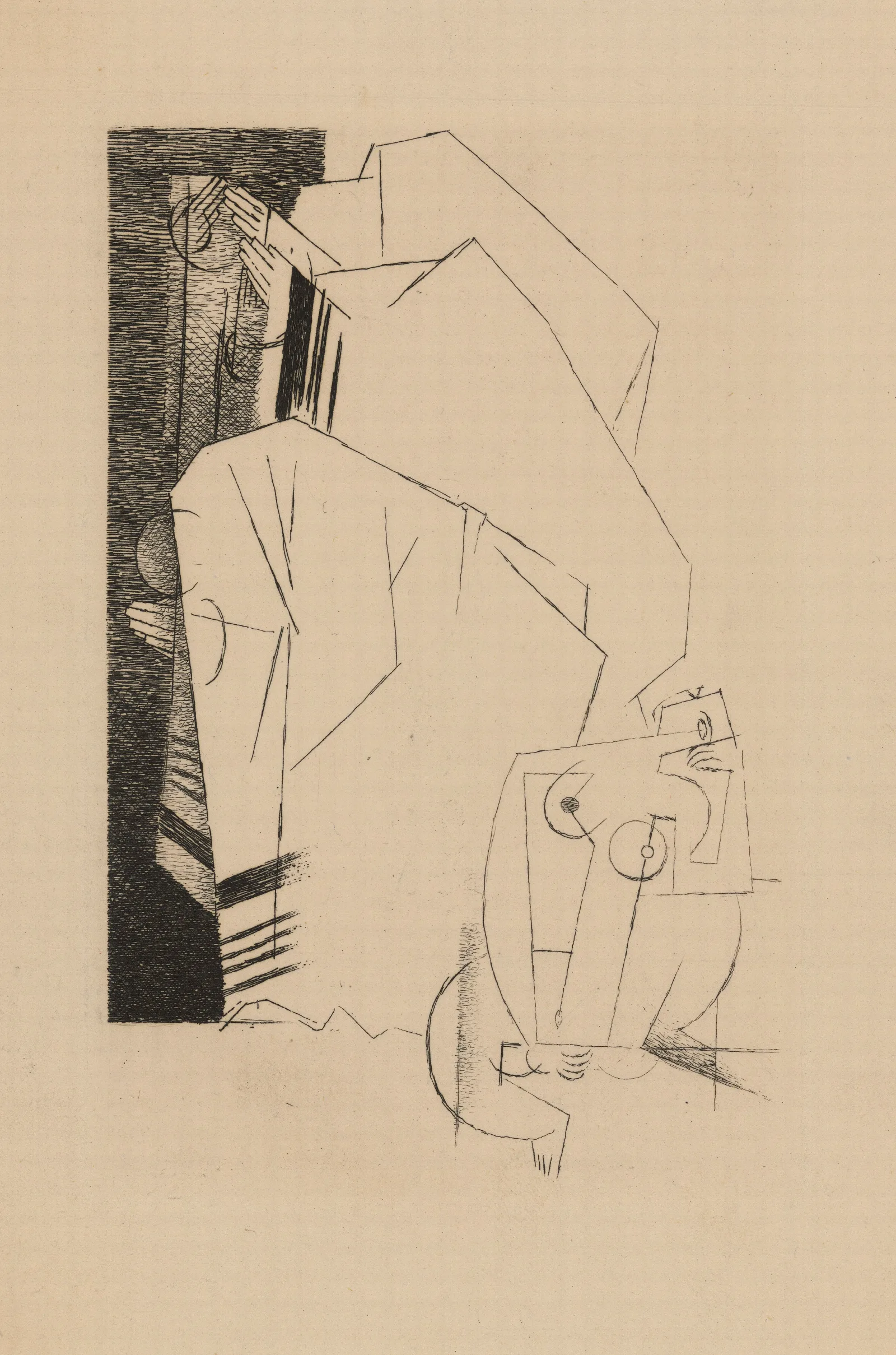 La Synagogue Wall Art by Louis Marcoussis - Canvas Print