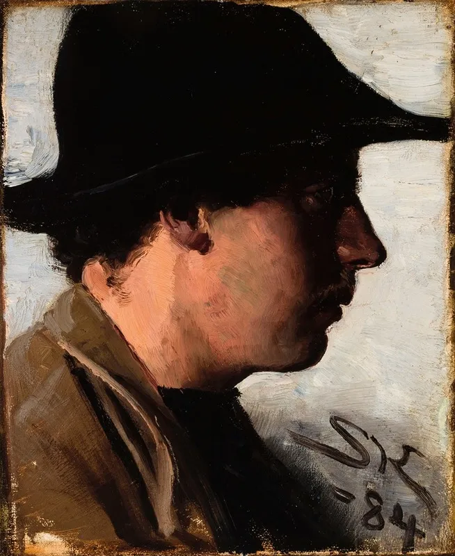 Oscar Bjorck Wall Art by Peder Severin Krøyer - Canvas Print