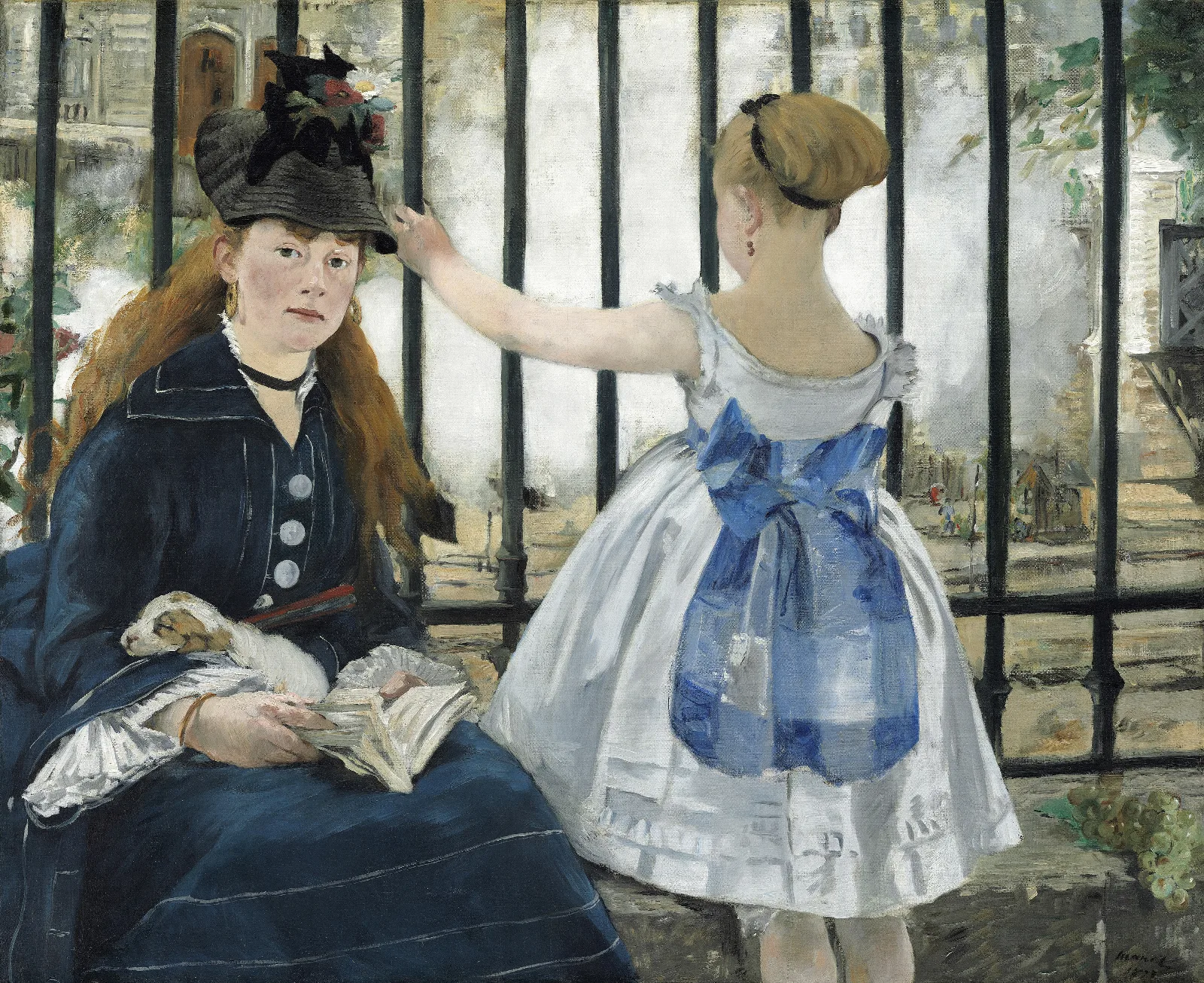 The Railway Wall Art by Édouard Manet - Canvas Print