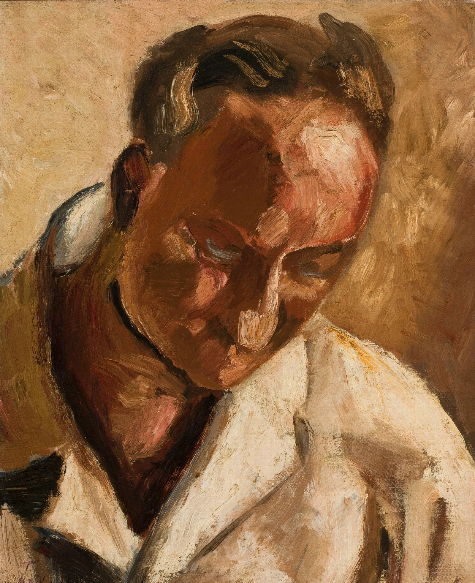 Portret Pana X Wall Art by Tadeusz Makowski - Canvas Print