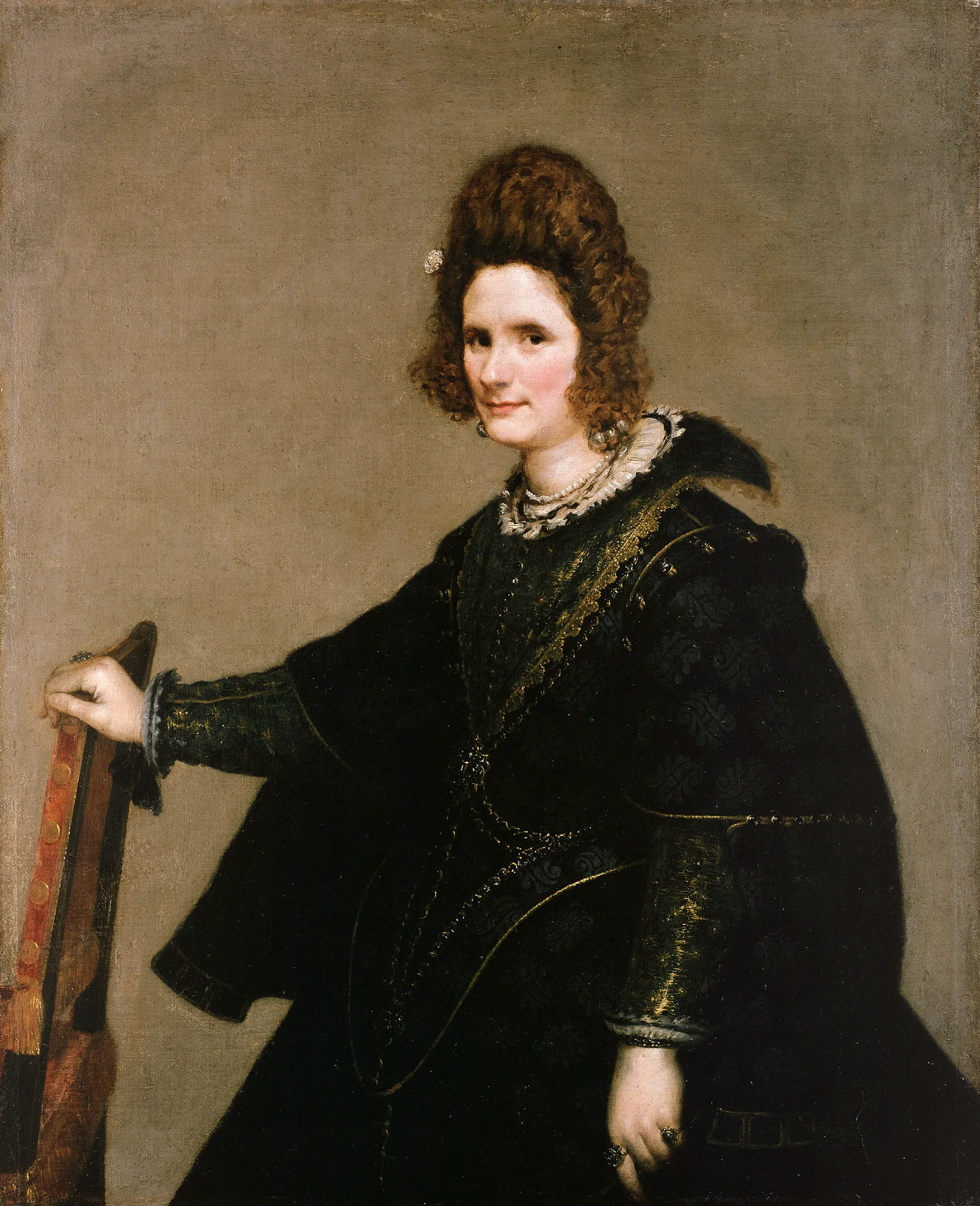 Portrait Of A Lady 186 Wall Art by Diego Velázquez - Canvas Print