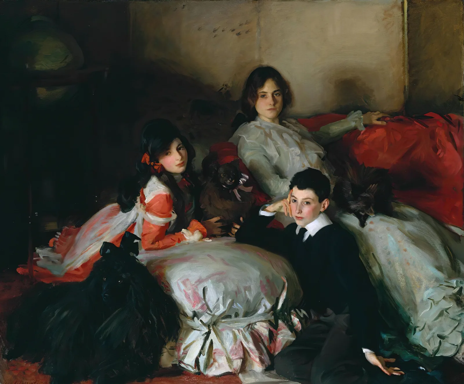 Essie Ruby Und Ferdinand Wertheimer Wall Art by John Singer Sargent - Canvas Print