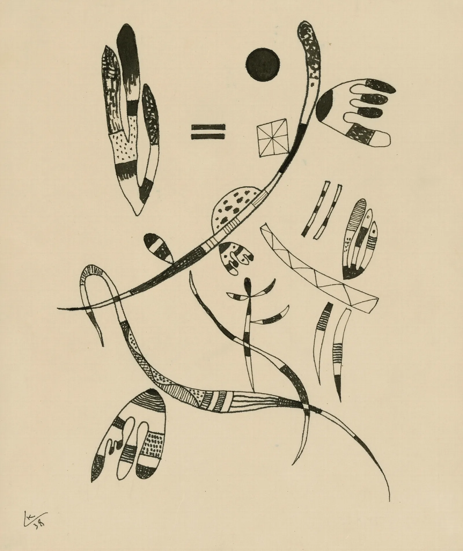 Ohne Titel 48 Wall Art by Wassily Kandinsky - Canvas Print