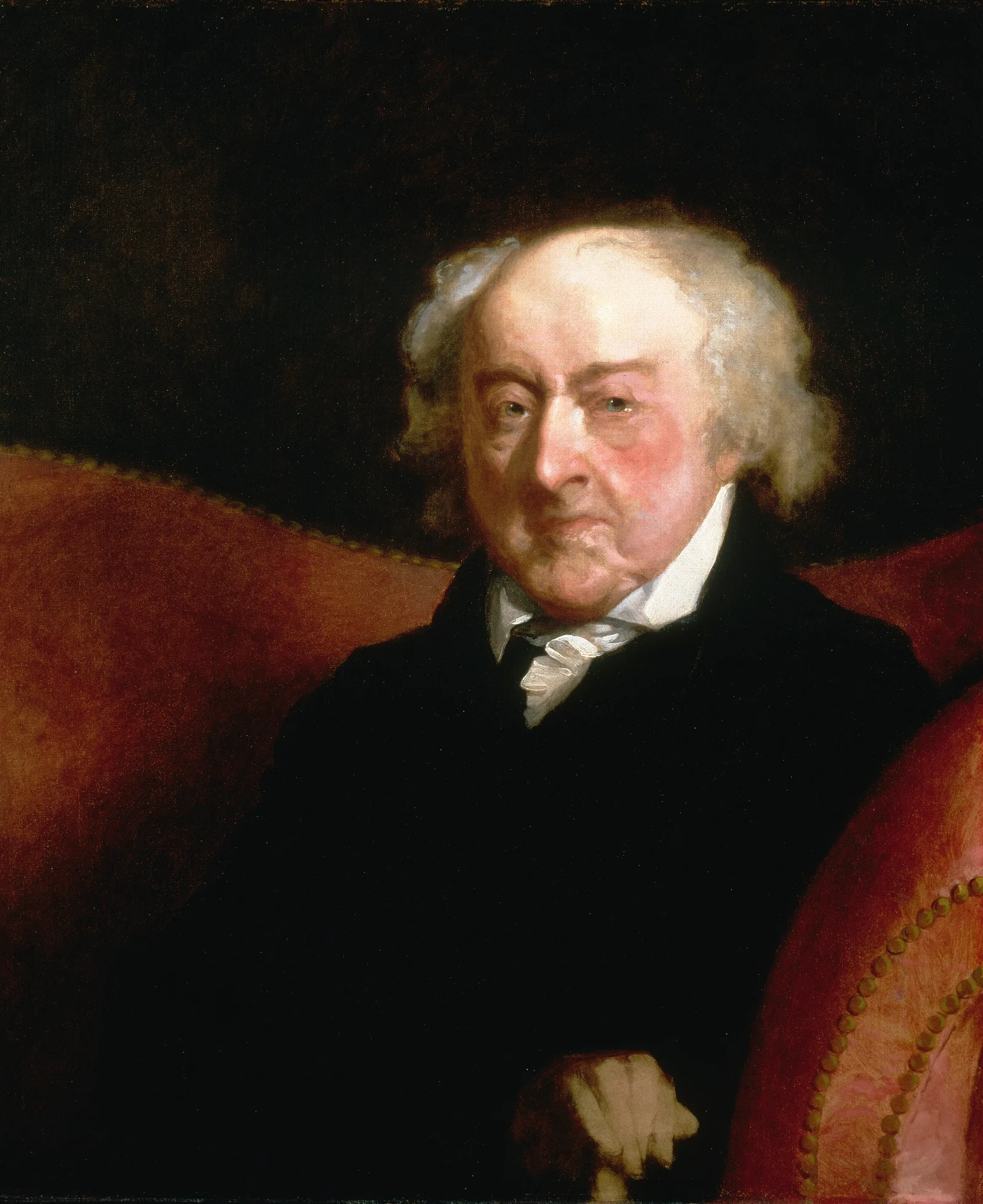 John Adams 3 Wall Art by Gilbert Stuart - Canvas Print