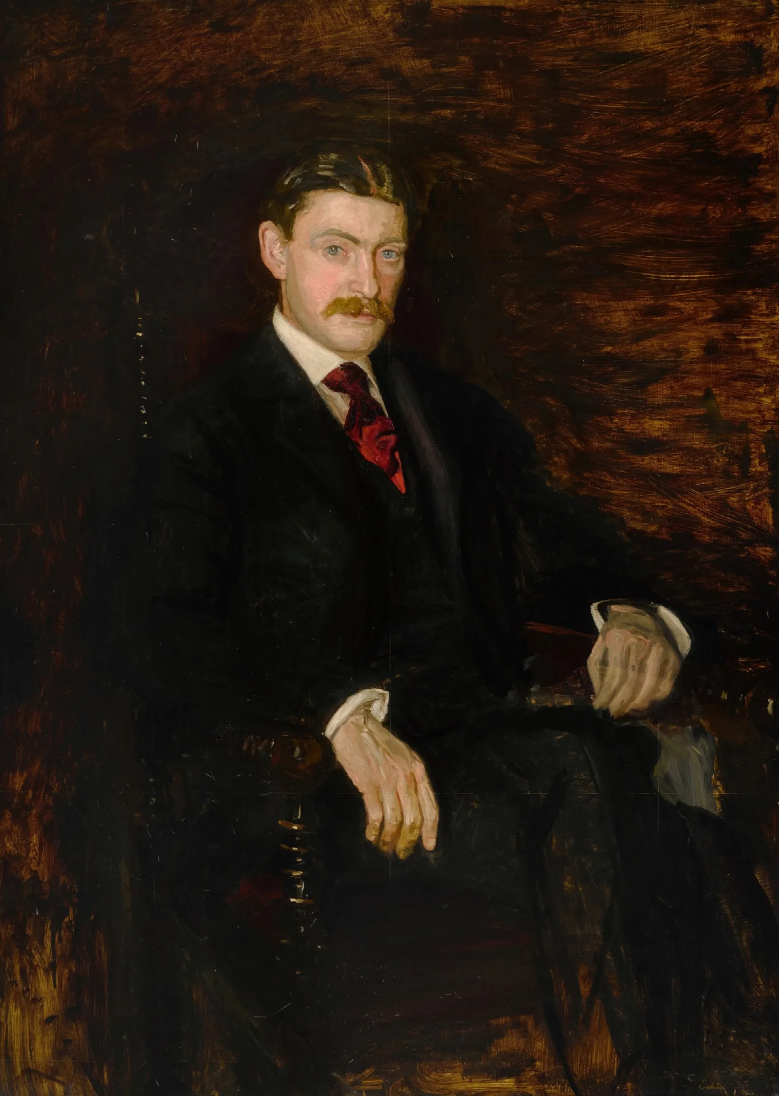 Portrait Of Dr Joseph Leidy Ii Wall Art by Thomas Eakins - Canvas Print