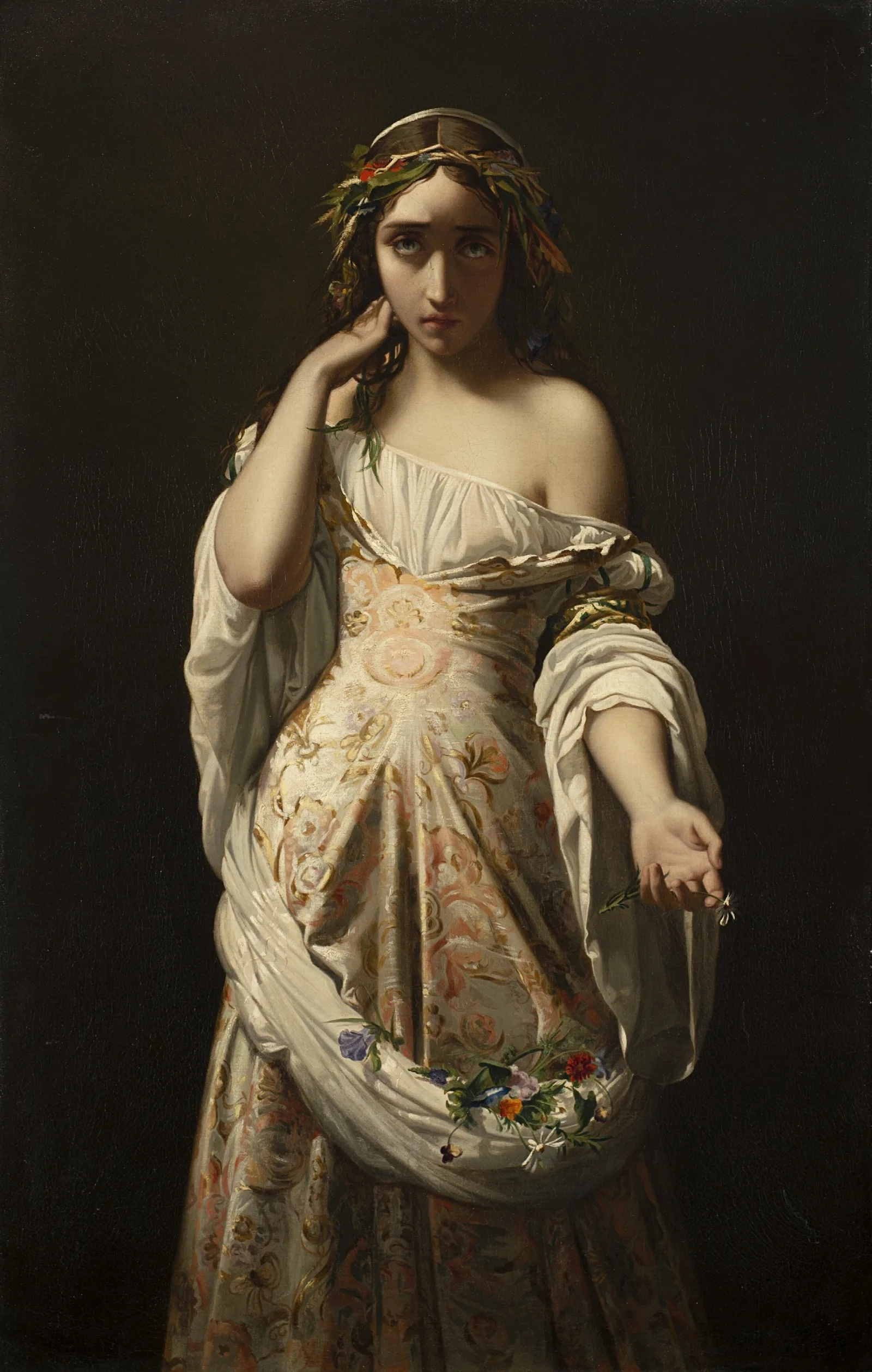 Ophelia 9 Wall Art by Henri Lehmann - Canvas Print