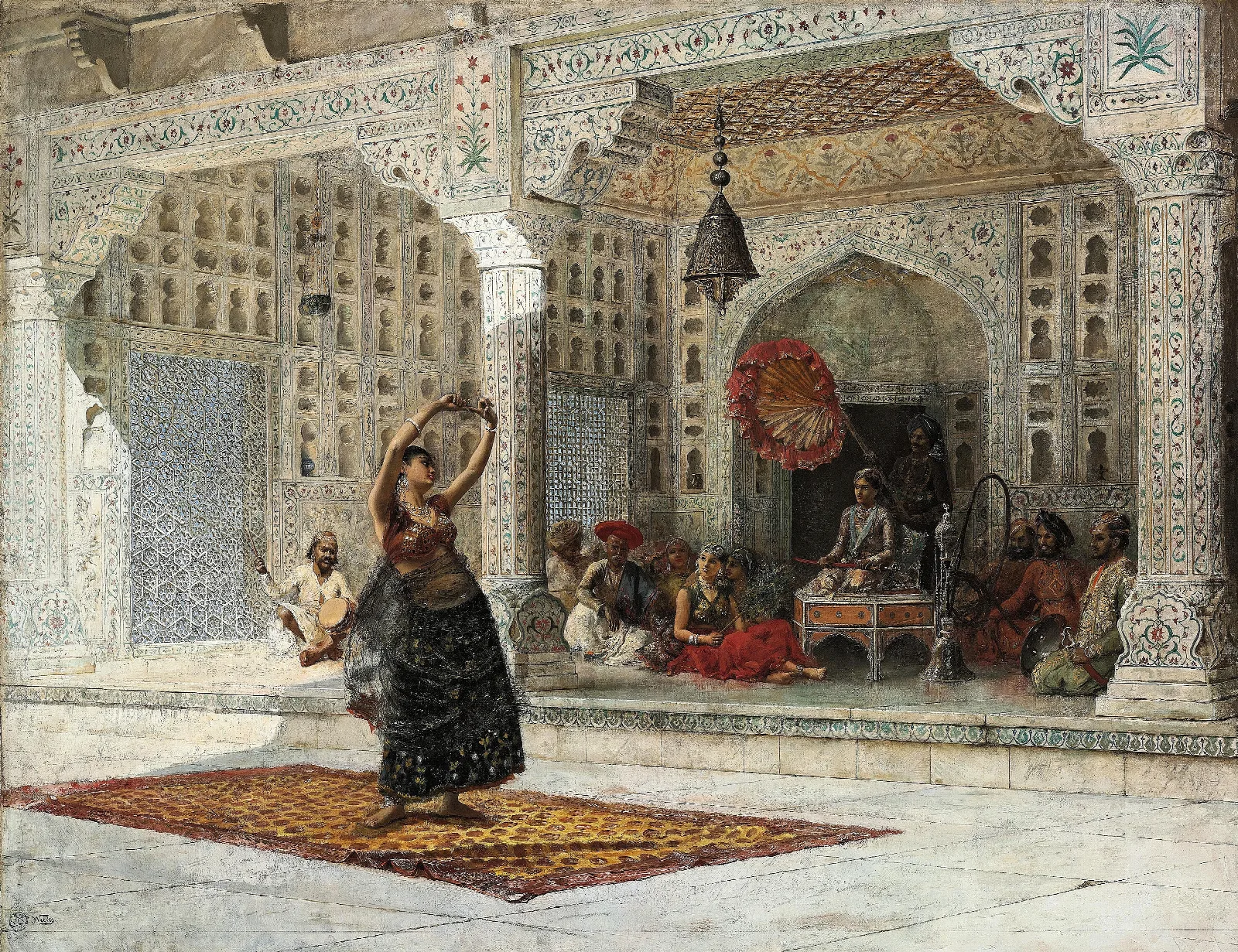 The Nautch Wall Art by Edwin Lord Weeks - Canvas Print