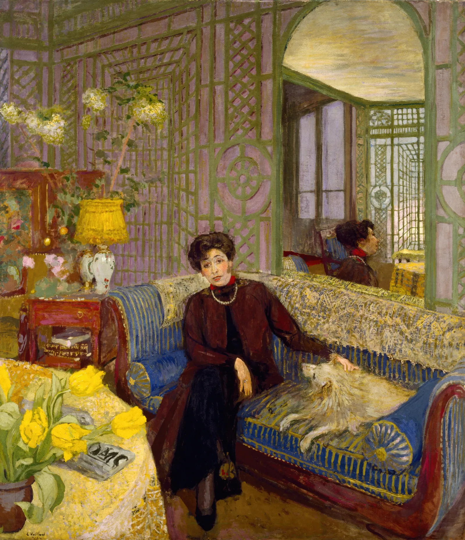Marcelle Aron Madame Tristan Bernard Wall Art by Édouard Vuillard - Canvas Print