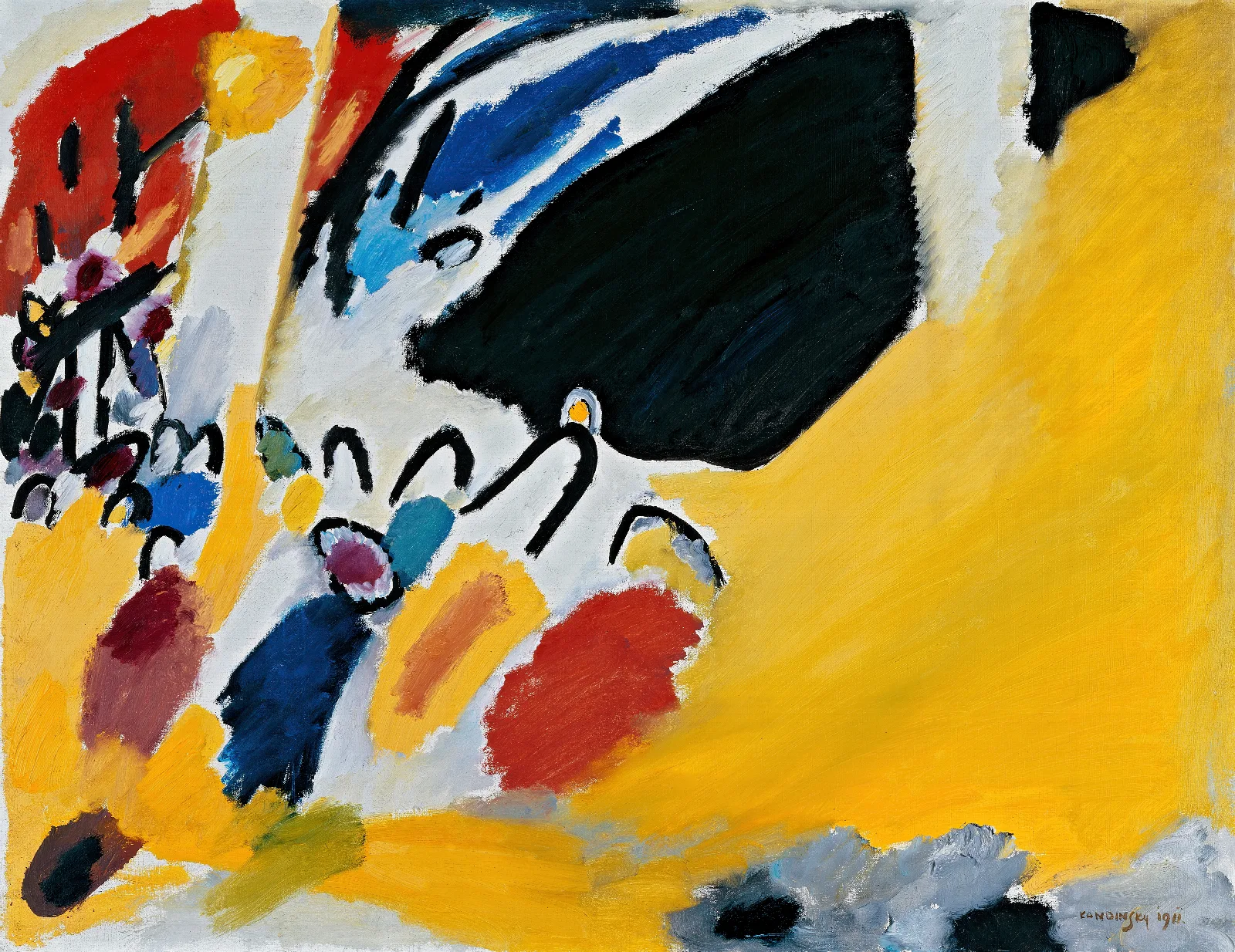 Impression Iii Concert Wall Art by Wassily Kandinsky - Canvas Print
