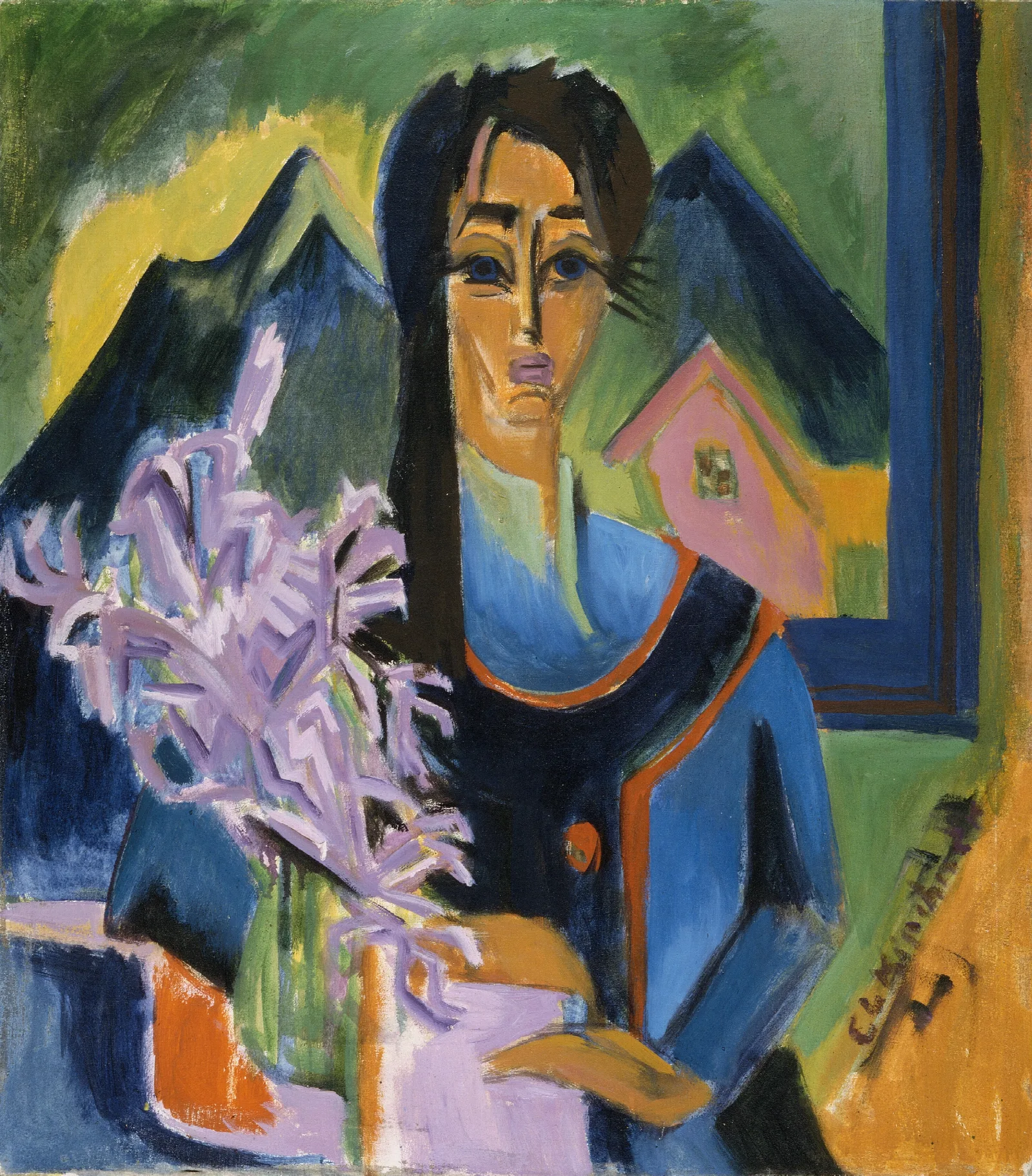 Sunday In The Alps Wall Art by Ernst Ludwig Kirchner - Canvas Print