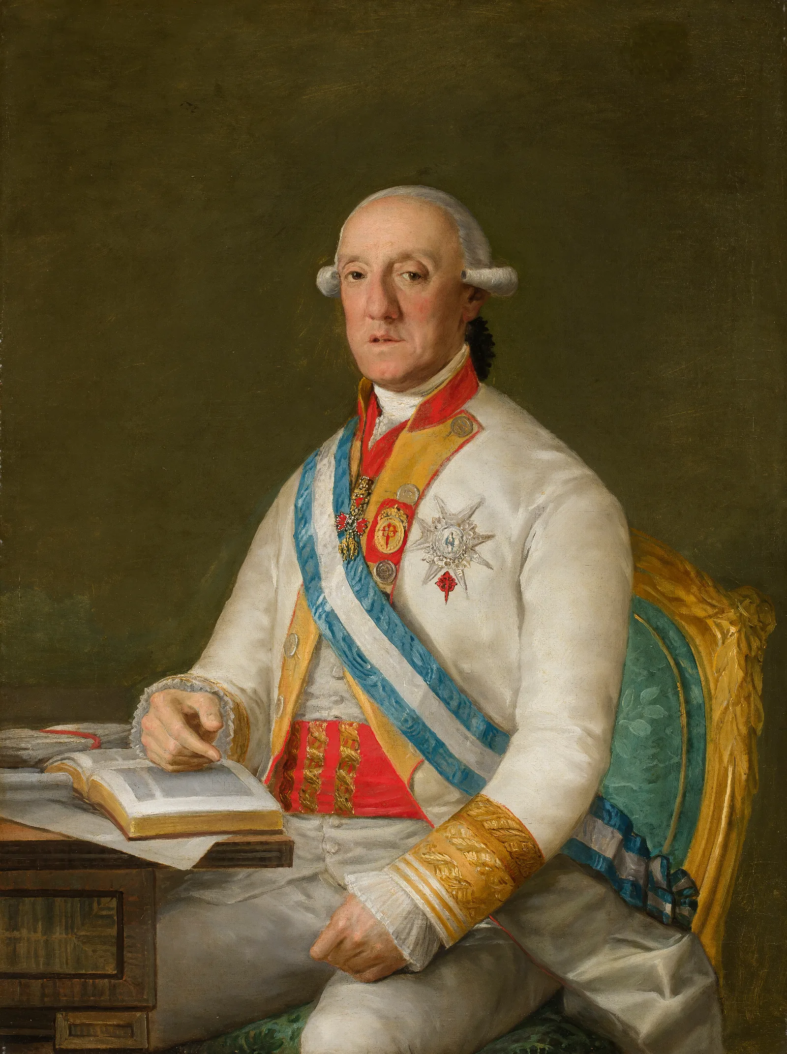 Vicente Maria De Vera De Aragon Duque De La Roca Wall Art by Francisco de Goya - Canvas Print