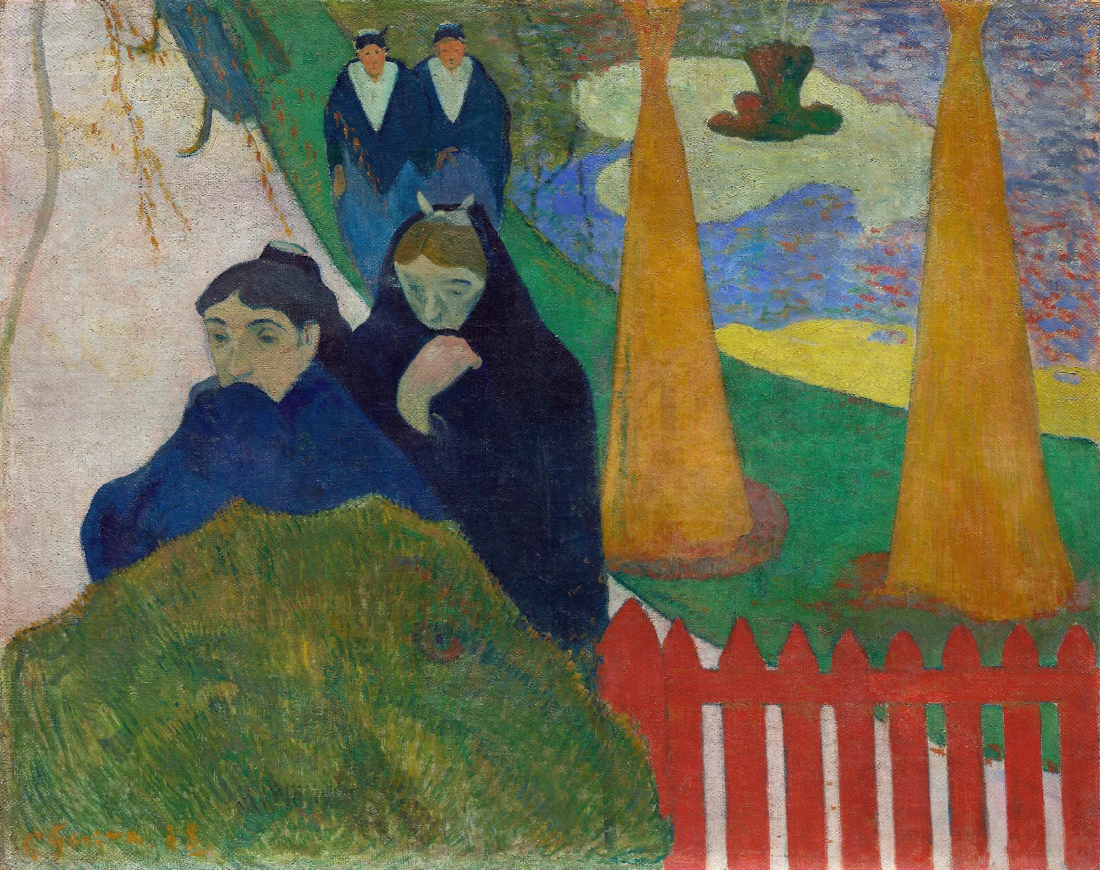 Arlesiennes Mistral Wall Art by Paul Gauguin - Canvas Print