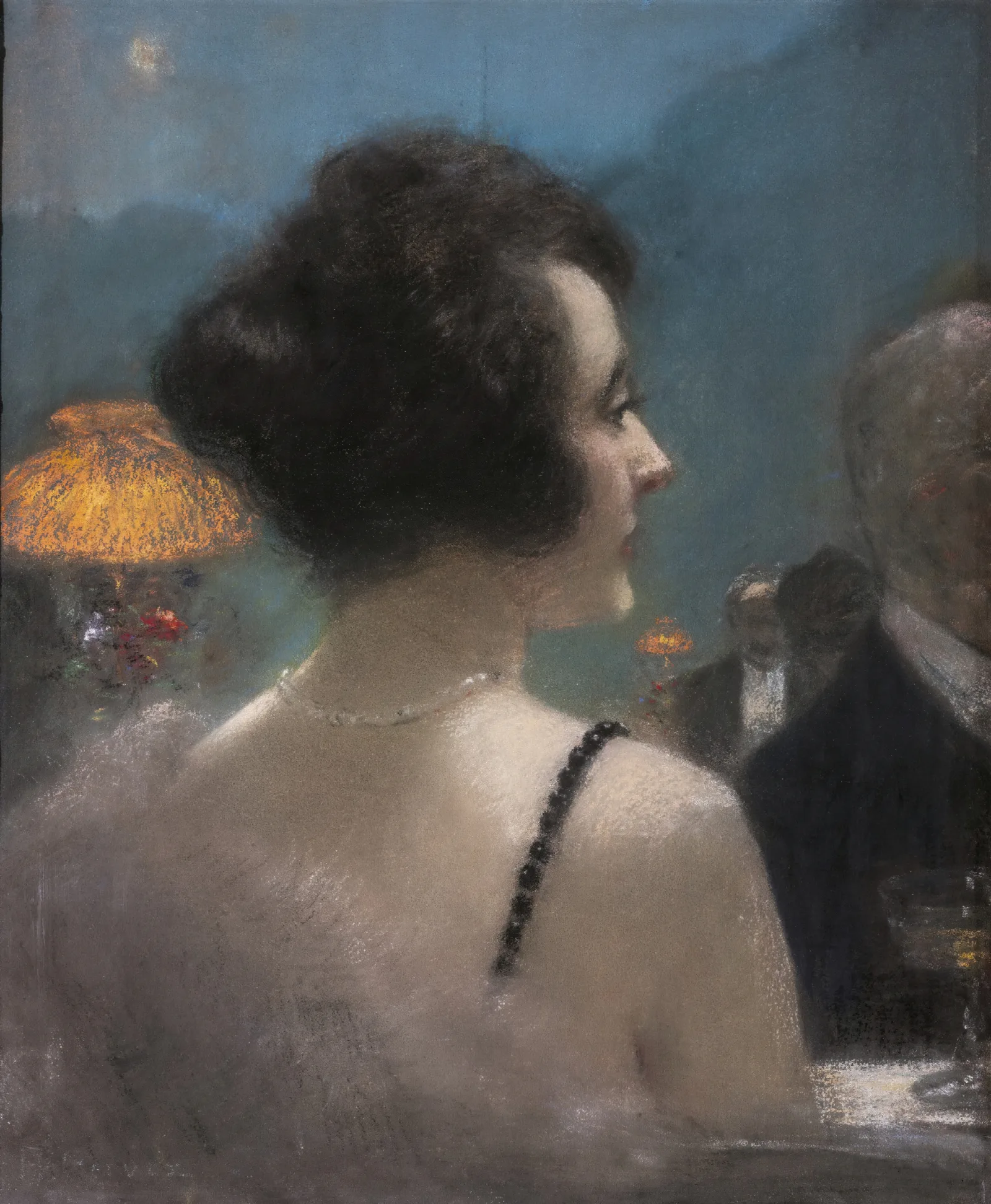 An Elegant Lady 4 Wall Art by Henri Gervex - Canvas Print