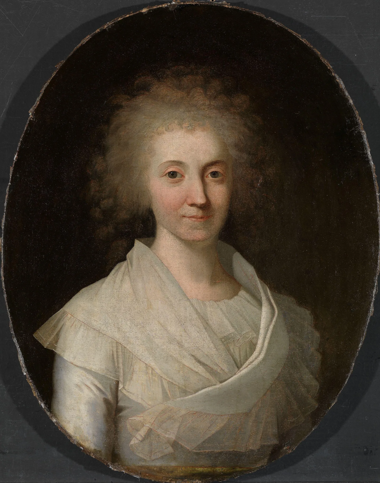 Portrett Av Maren Juel Wall Art by Jens Juel - Canvas Print