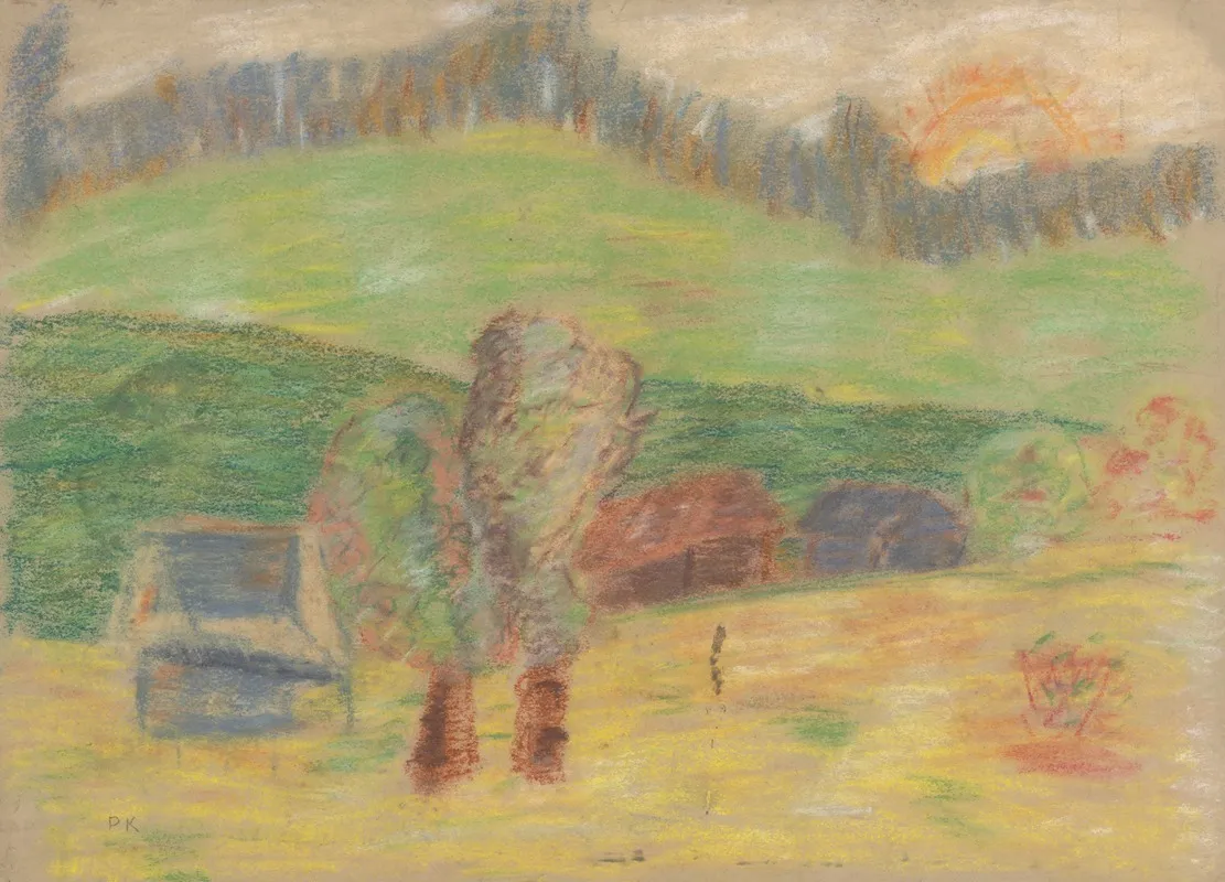 Hay Barn Wall Art by Arnold Peter Weisz-Kubínčan - Canvas Print