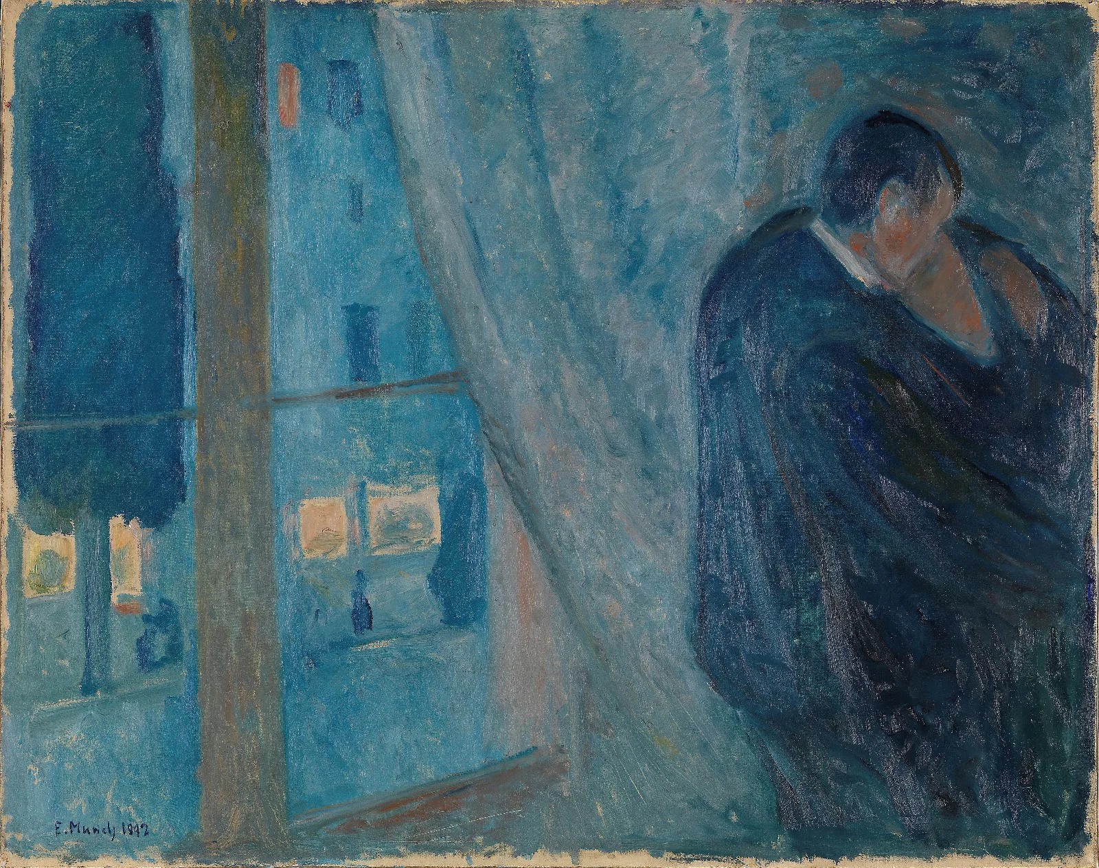 The Kiss 8 Wall Art by Edvard Munch - Canvas Print