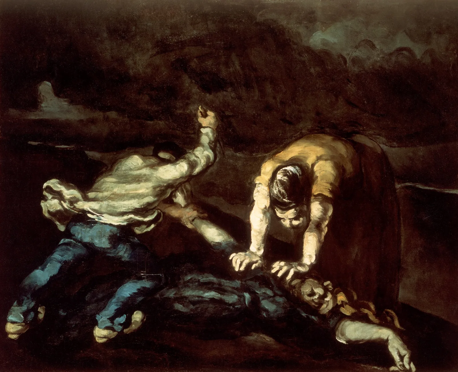 The Murder Wall Art by Paul Cézanne - Canvas Print